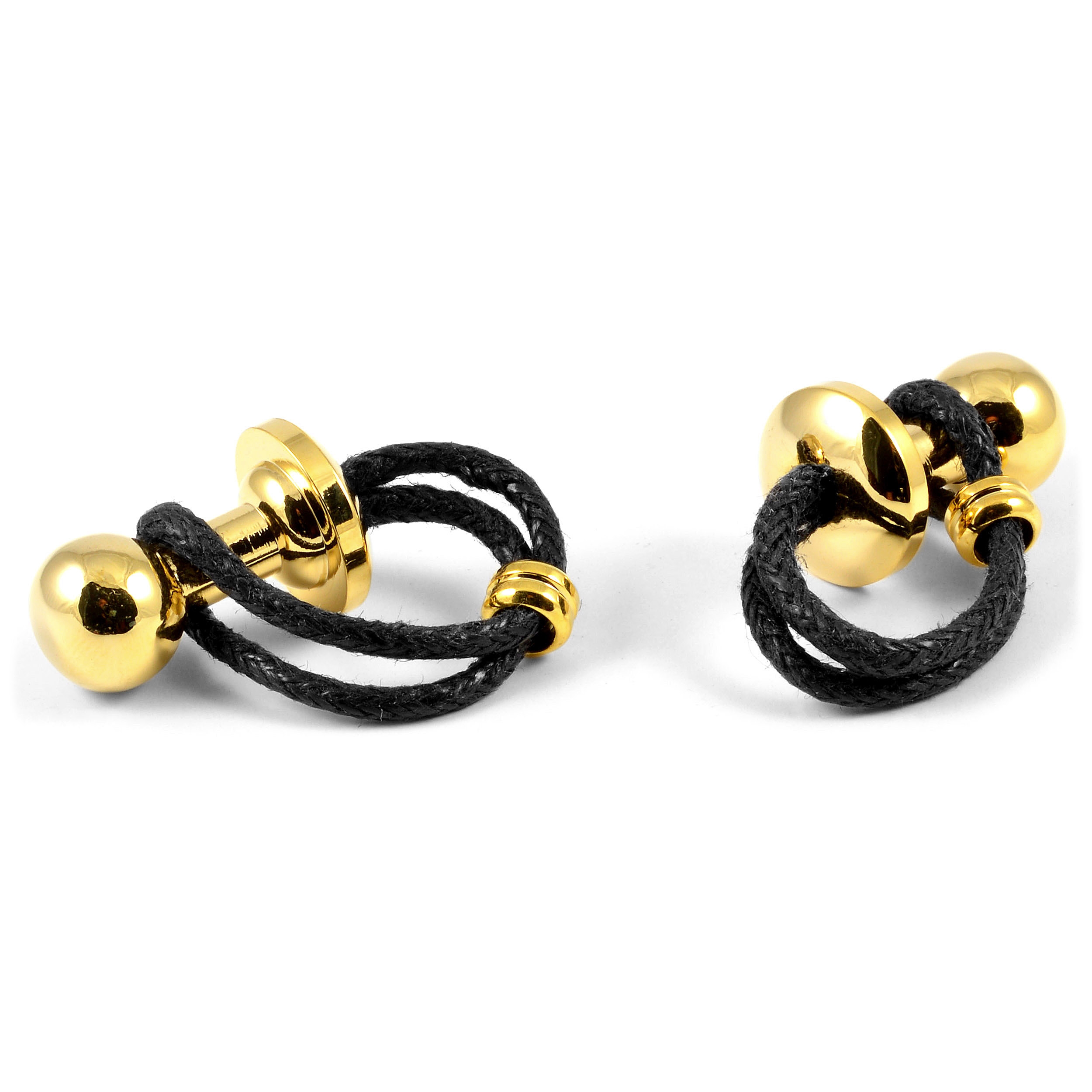 Goudkleurige Pion Manchetknopen - 2