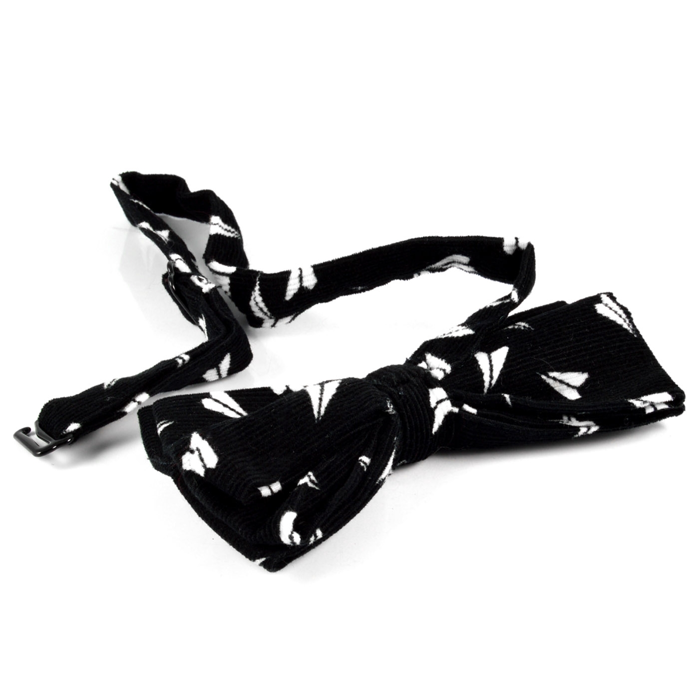 Svart Moderne Fløyel Sløyfe - 2