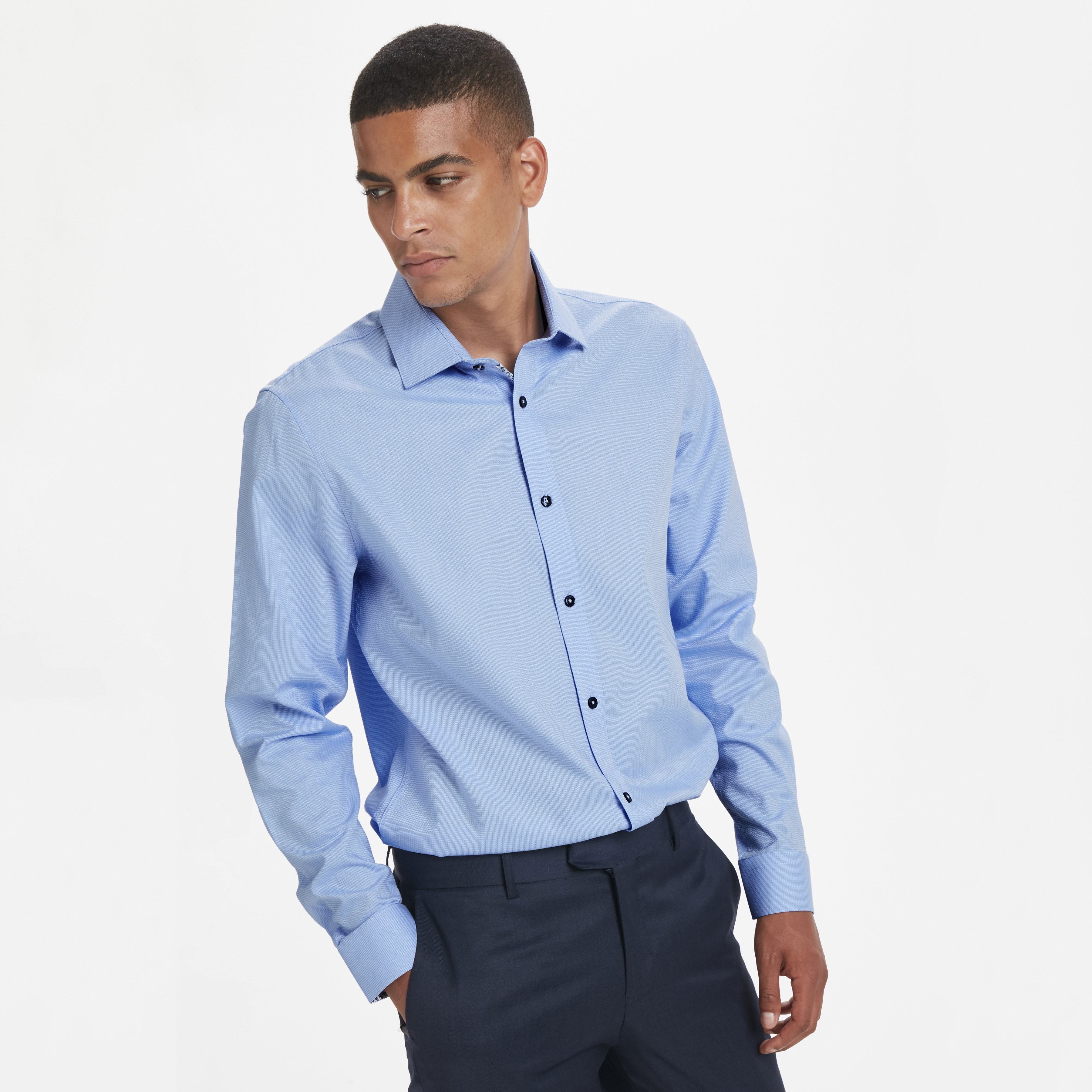 Trostol Business Blue Shirt  - 8