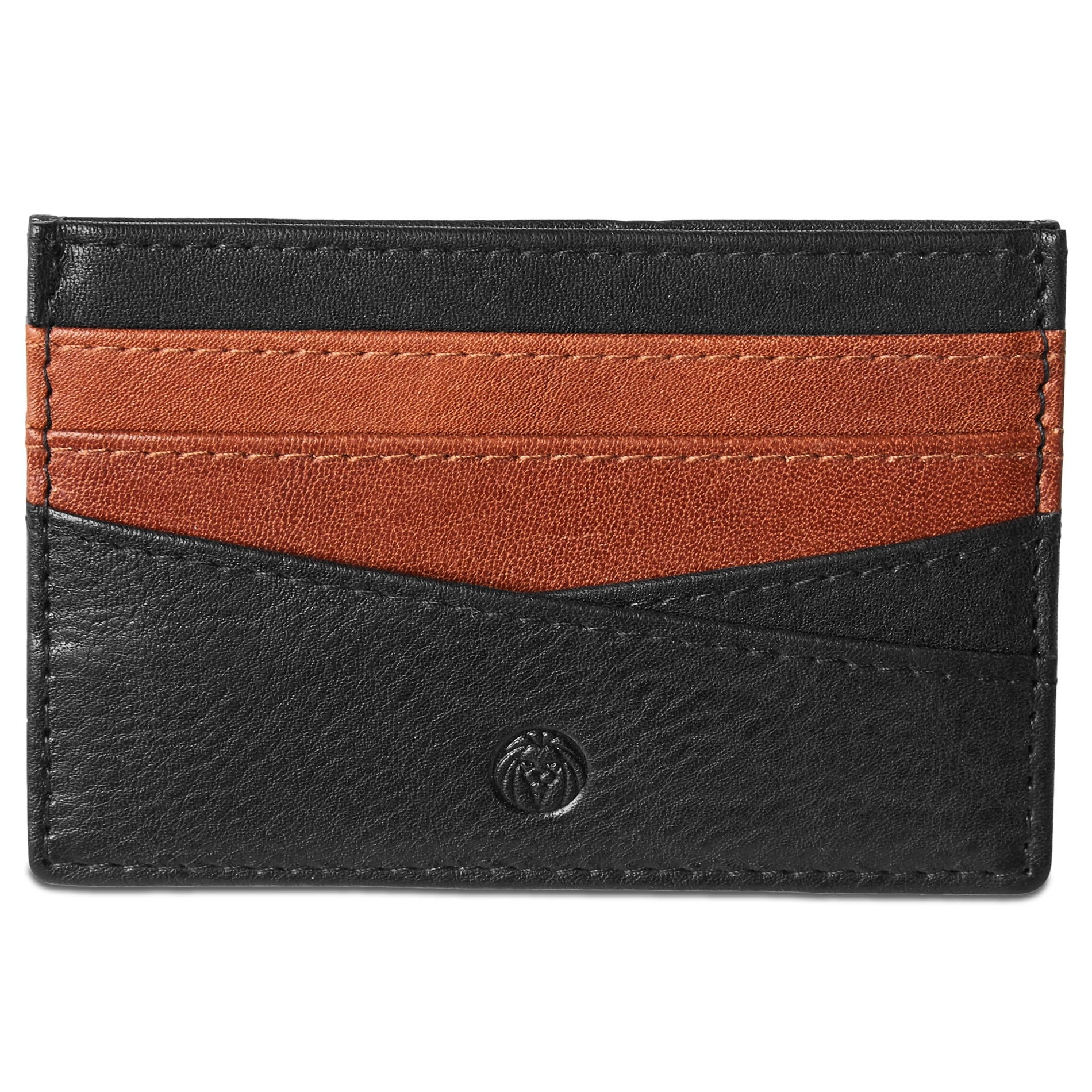 Porte-cartes Lacey en cuir noir anti-RFID - 3