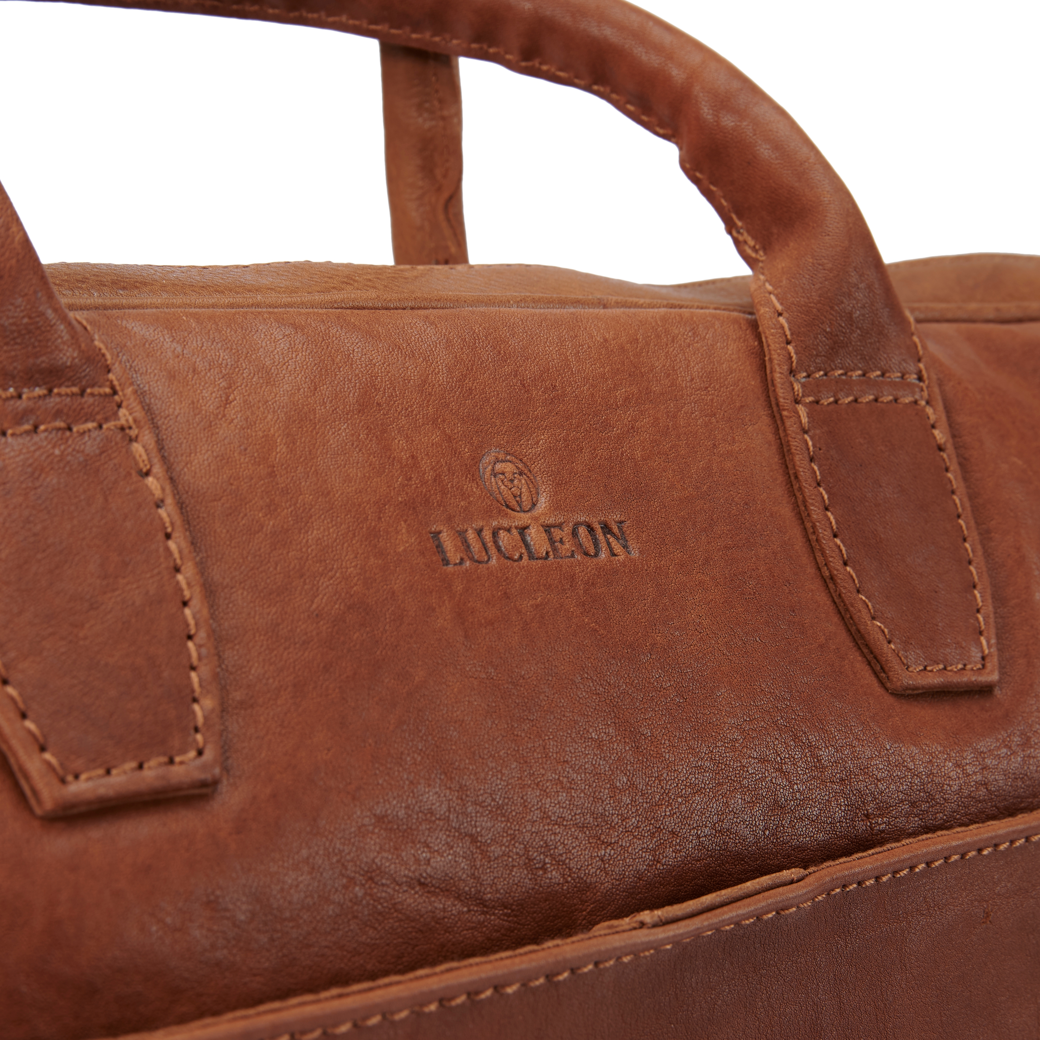 Kambodsja Slank Lysebrun 17" Skinnveske - 4