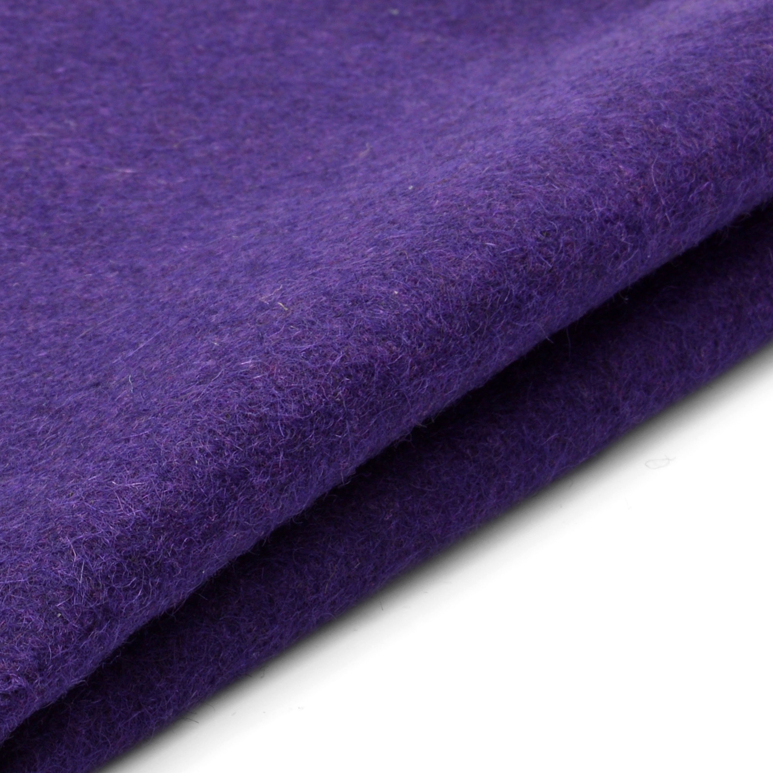 Töötlemata käsitööna valmistatud lilla villane taskurätik - 3