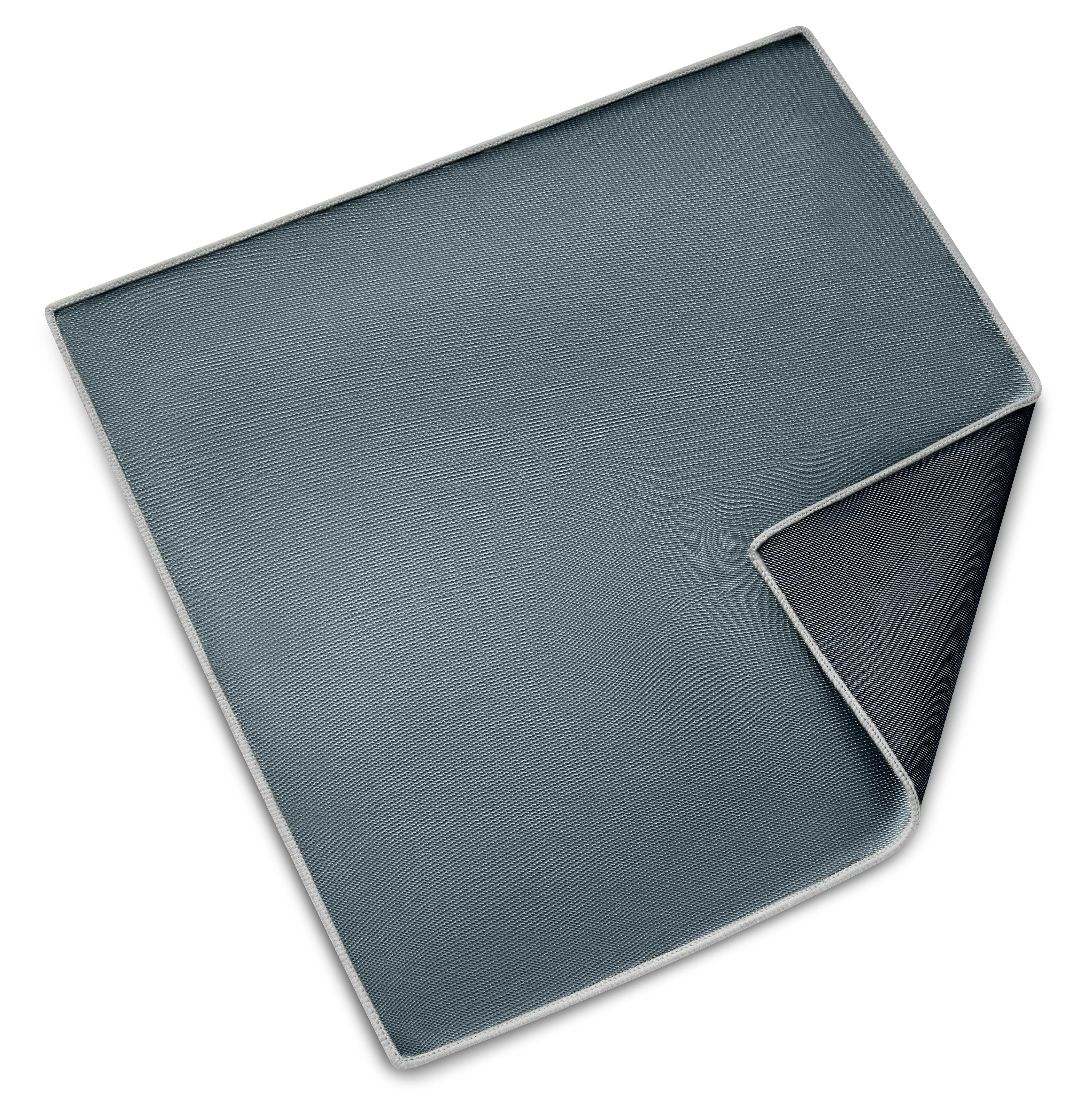 Smoke Grey Satin Pocket Square - 3