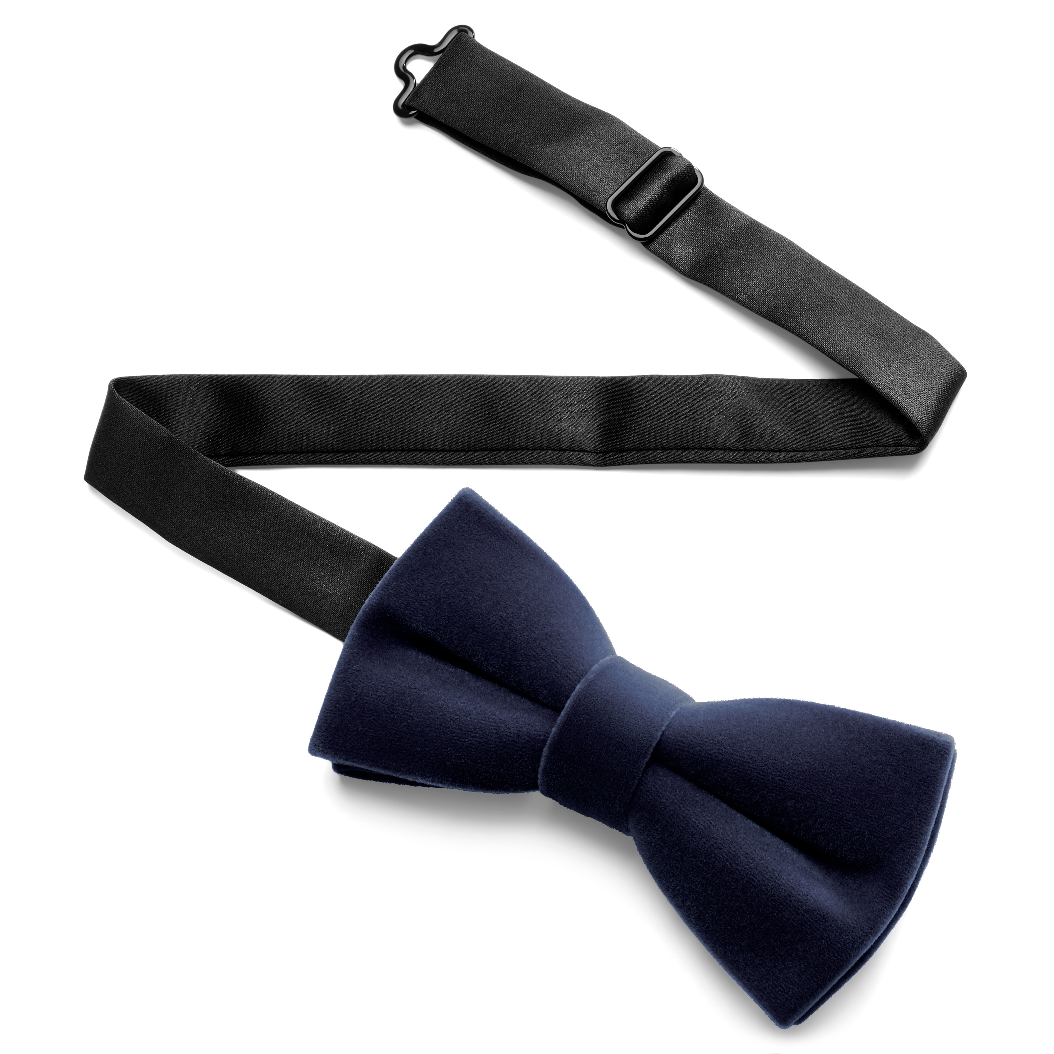 Kleos | Dark Blue Velvet Pre-Tied Bow Tie - 2