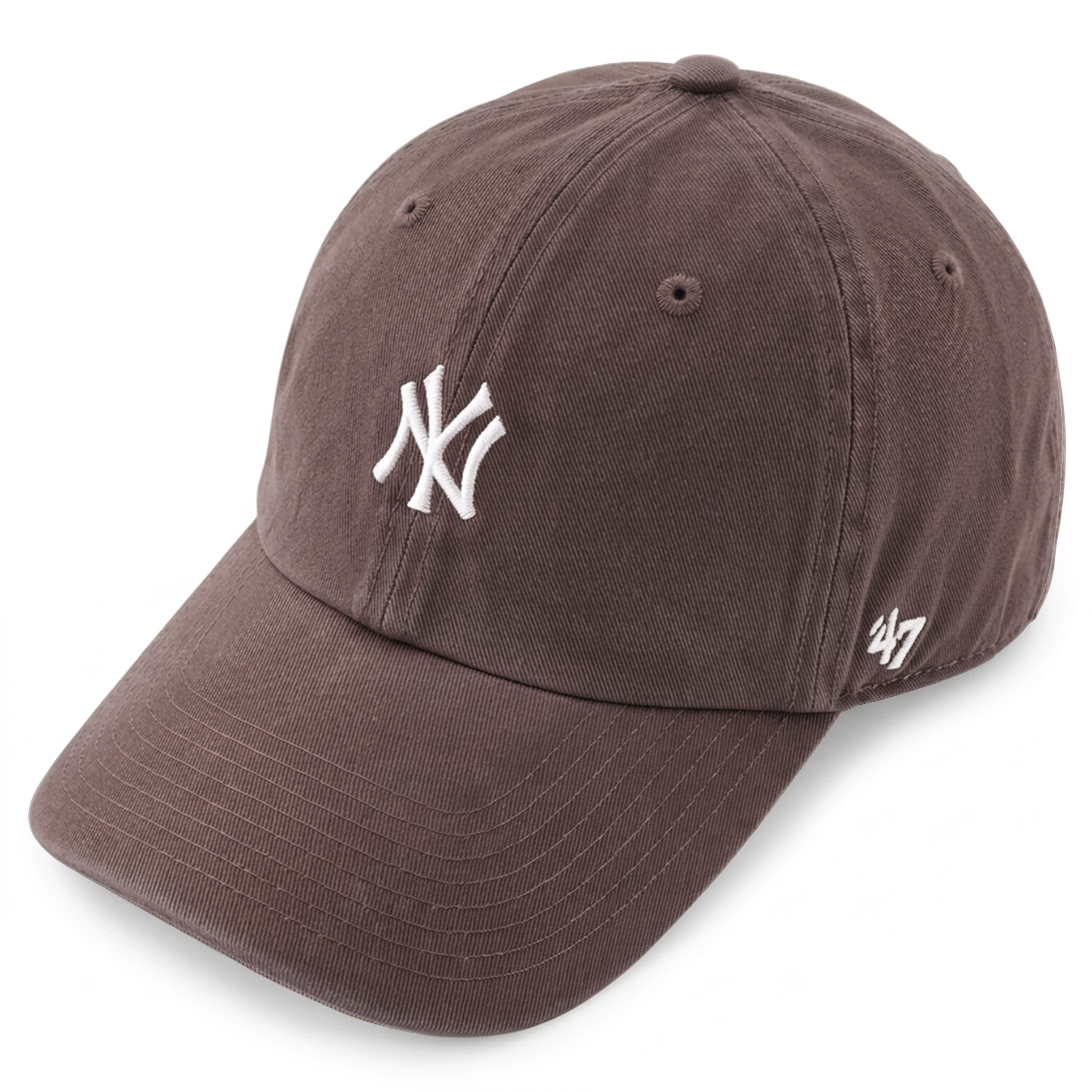 '47 CLEAN UP | Brun MLB New York Yankees-keps med liten logga - 1