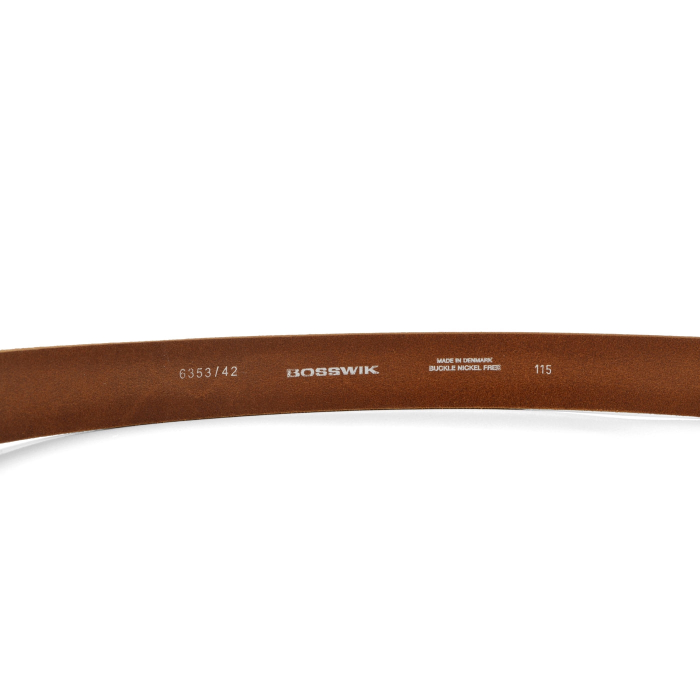 Ruskea Kulutettu Nahkavyö - 3