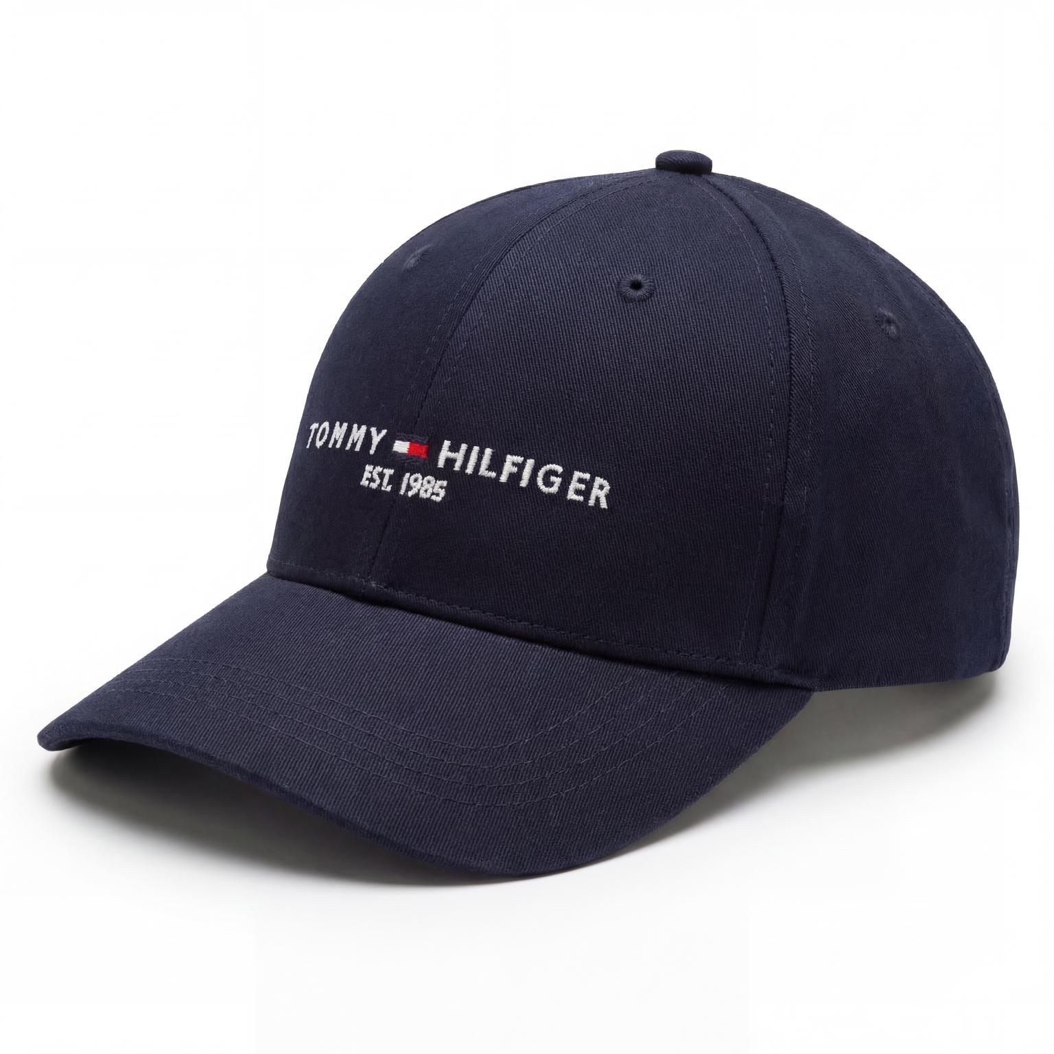 Шапка Tommy Hilfiger Established в цвят Desert Sky Шапка Tommy Hilfiger Established в цвят Desert Sky