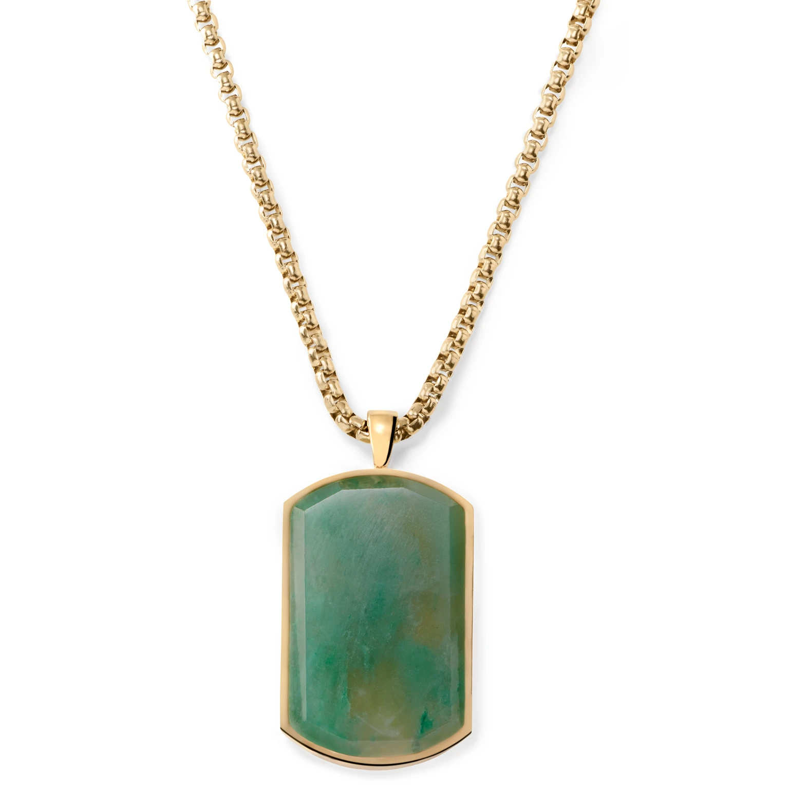 Collana Orisun Anthony con giada taiwanese Collana Orisun Anthony con giada taiwanese