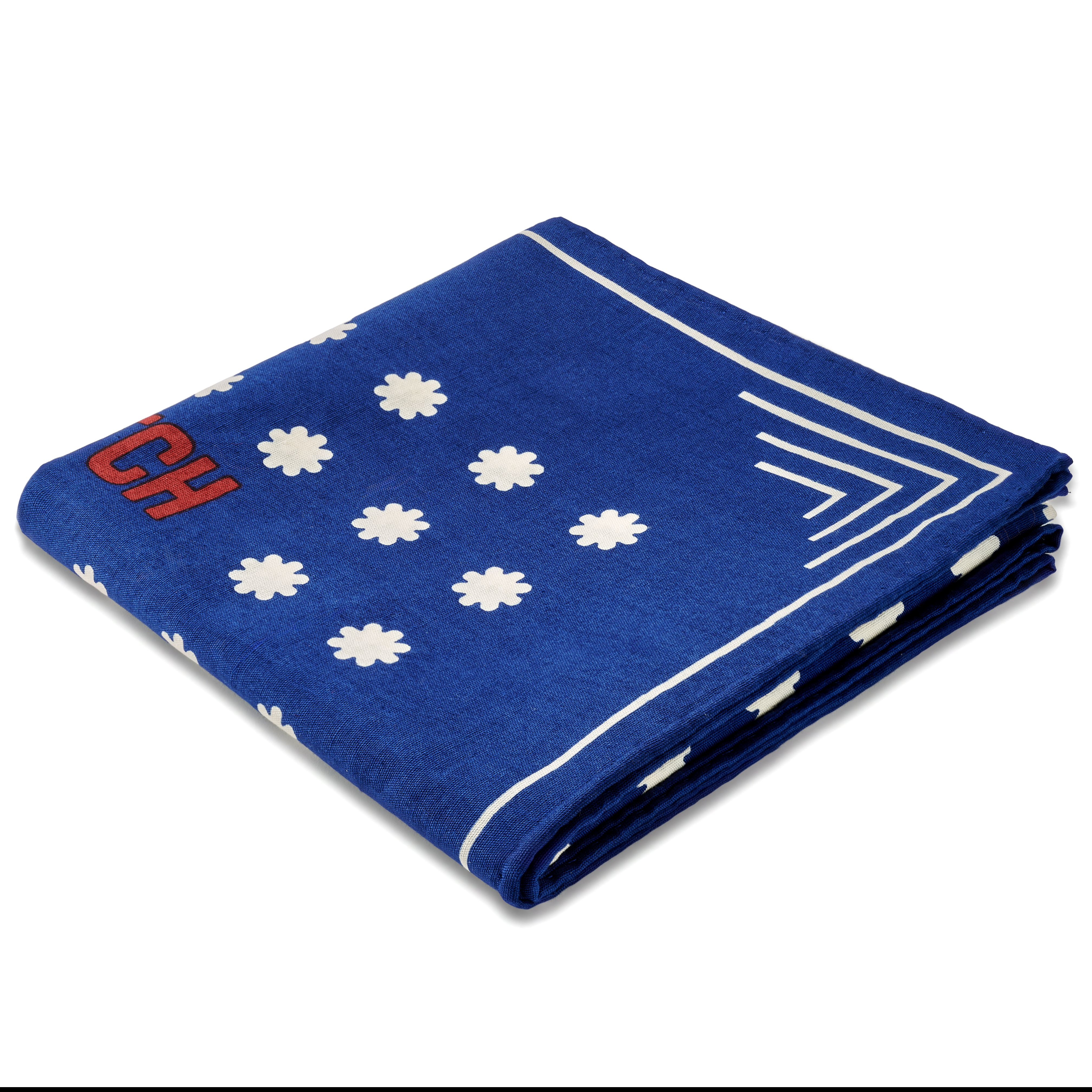 The Intro | Tengerészkék Western pamut bandana - 2