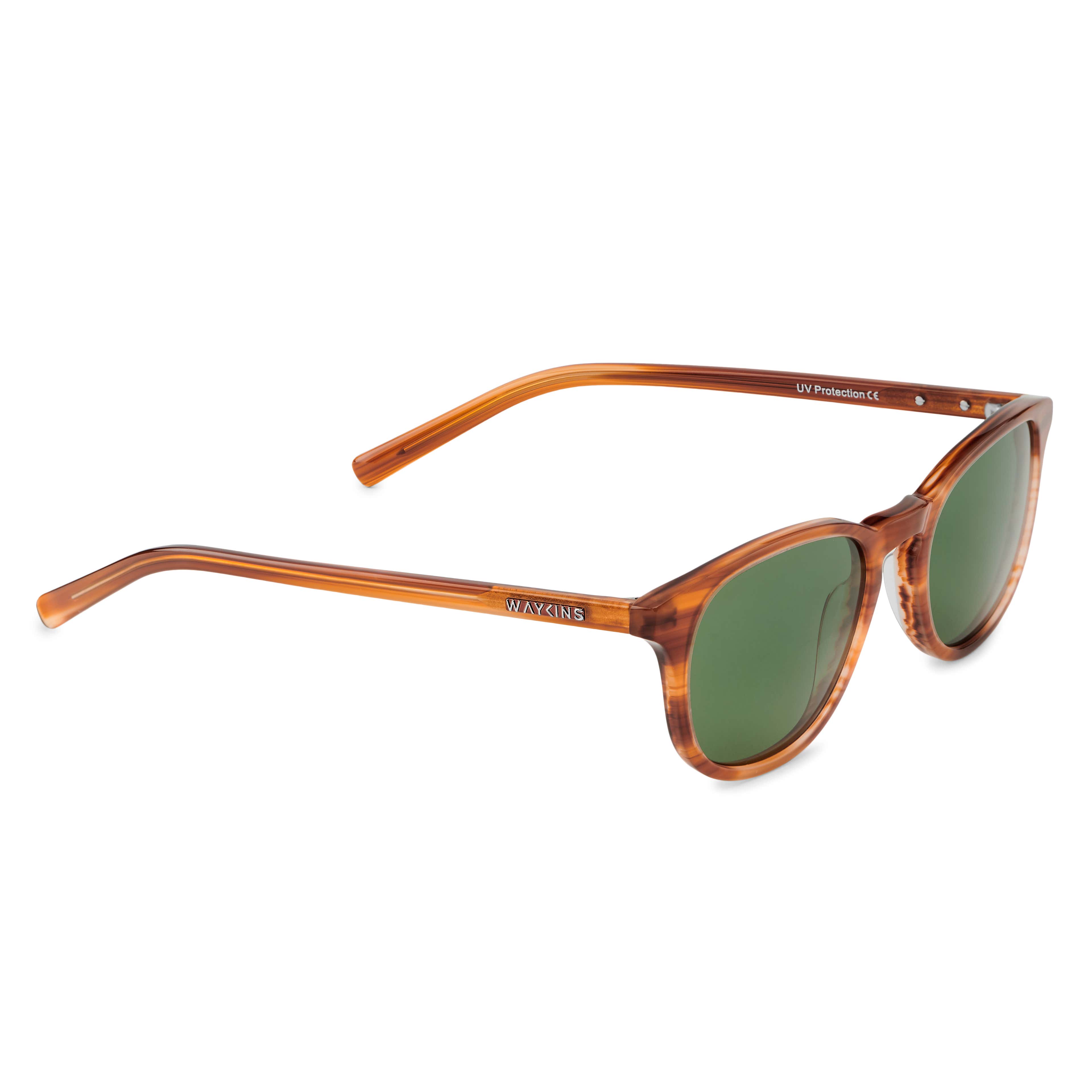 Warrick Thea Brown & Green Polarised Sunglasses - 3 - gallery