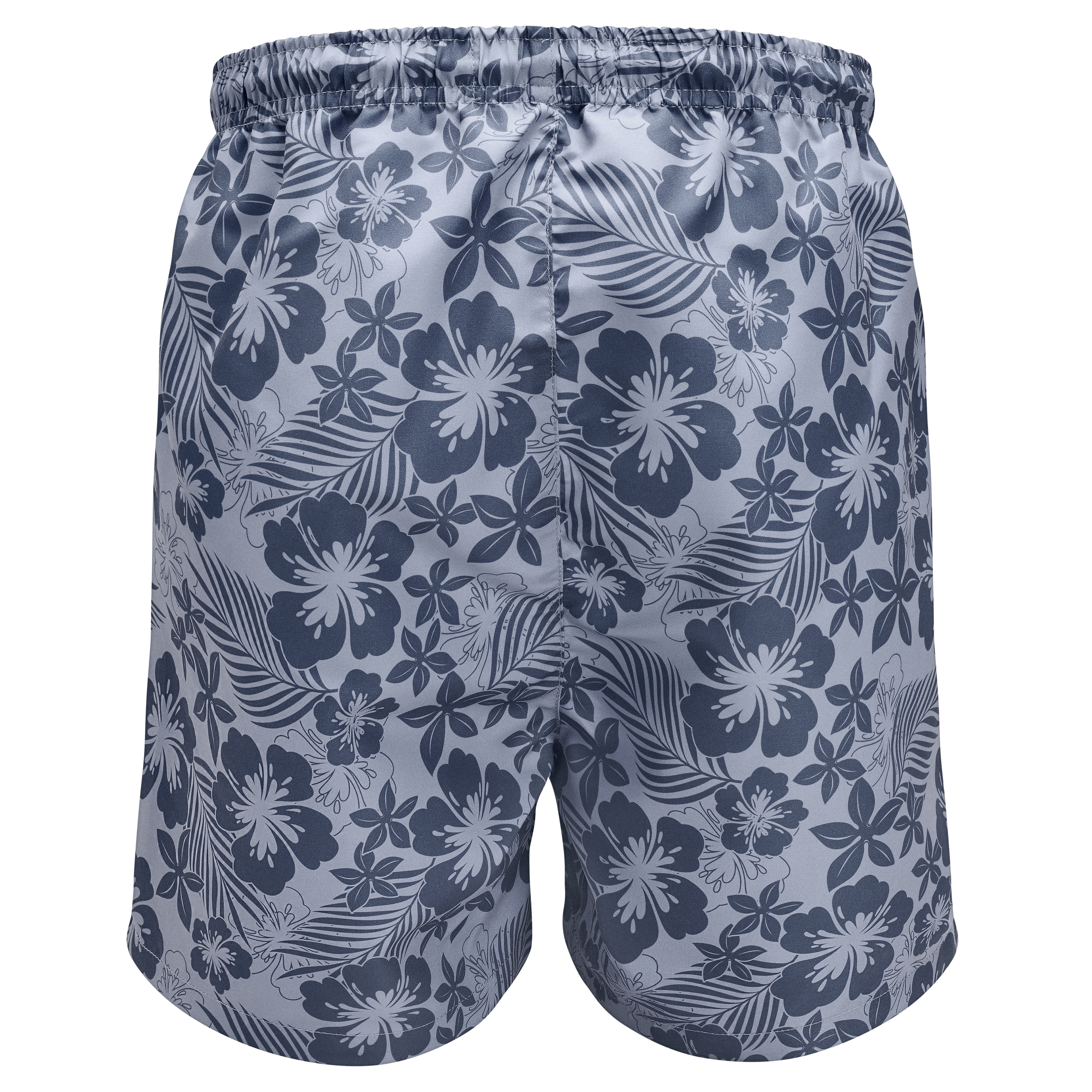 Pantaloncini mare blu con motivo floreale - 6