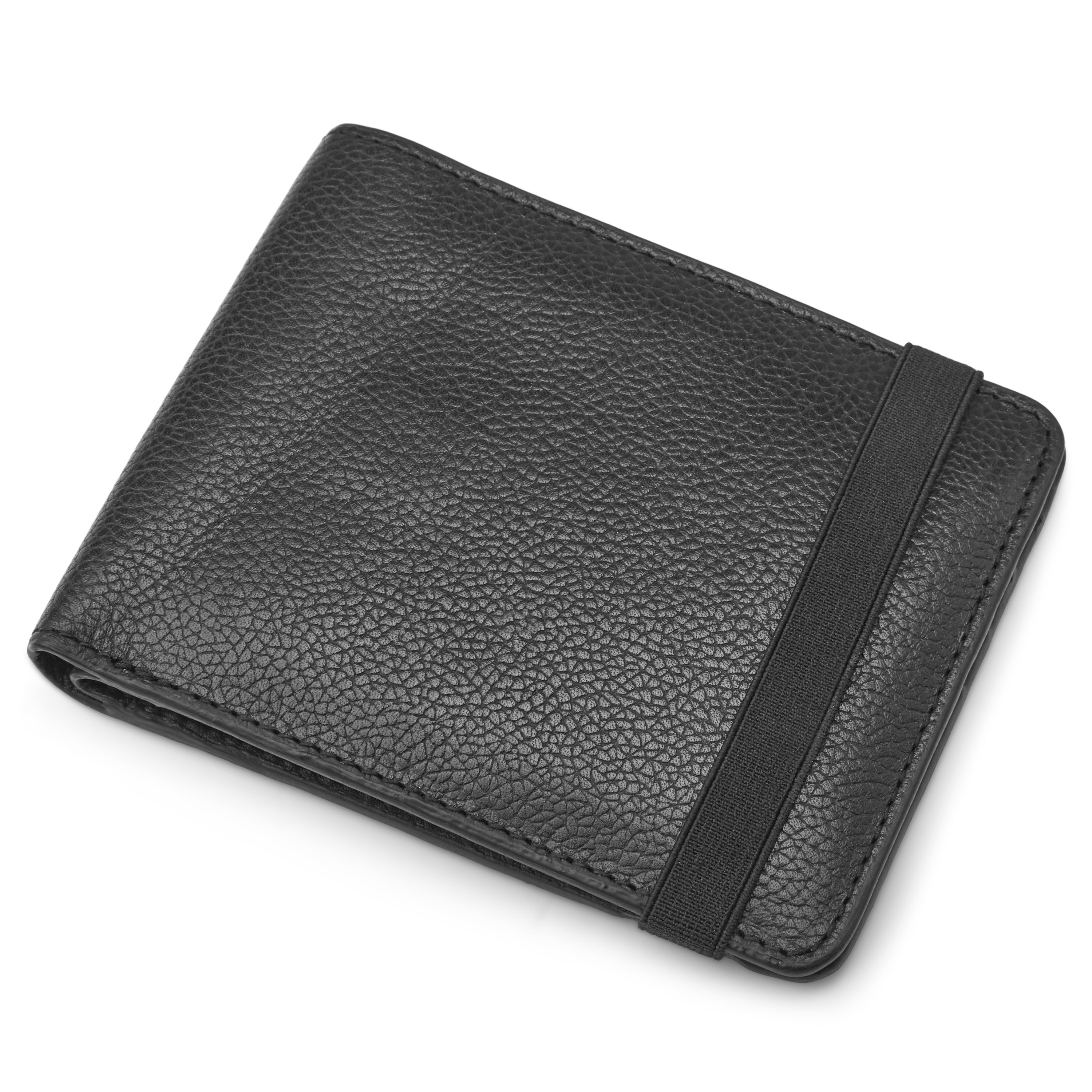 Czarny skórzany portfel blokujący RFID Luca - 9
