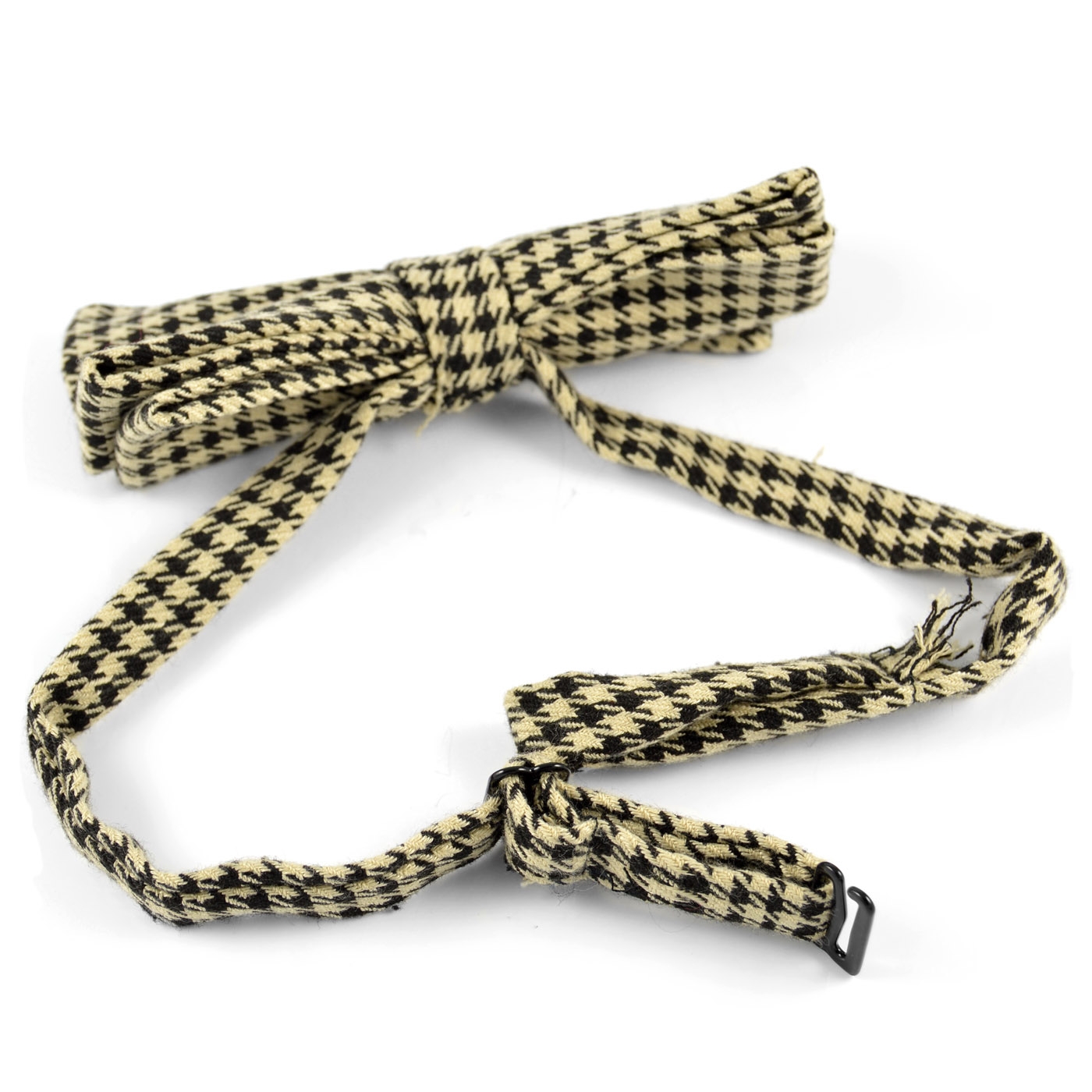 Brun Rutete Bomull Sløyfe - 3