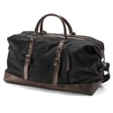 Vintage Segeltuch und braunes Leder Duffel Bag Vintage Segeltuch und braunes Leder Duffel Bag