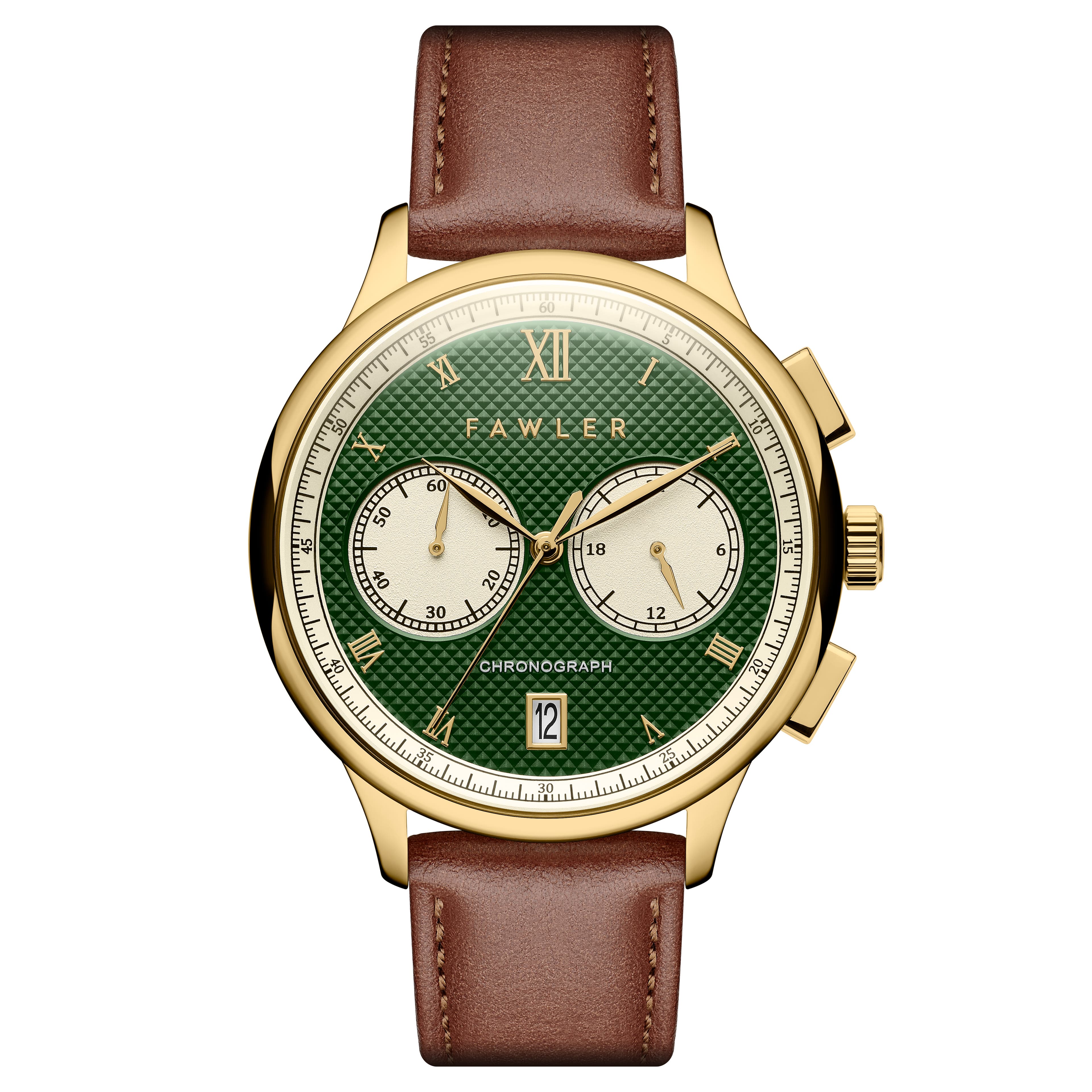 Cicero | Green Vintage Chronograph Watch