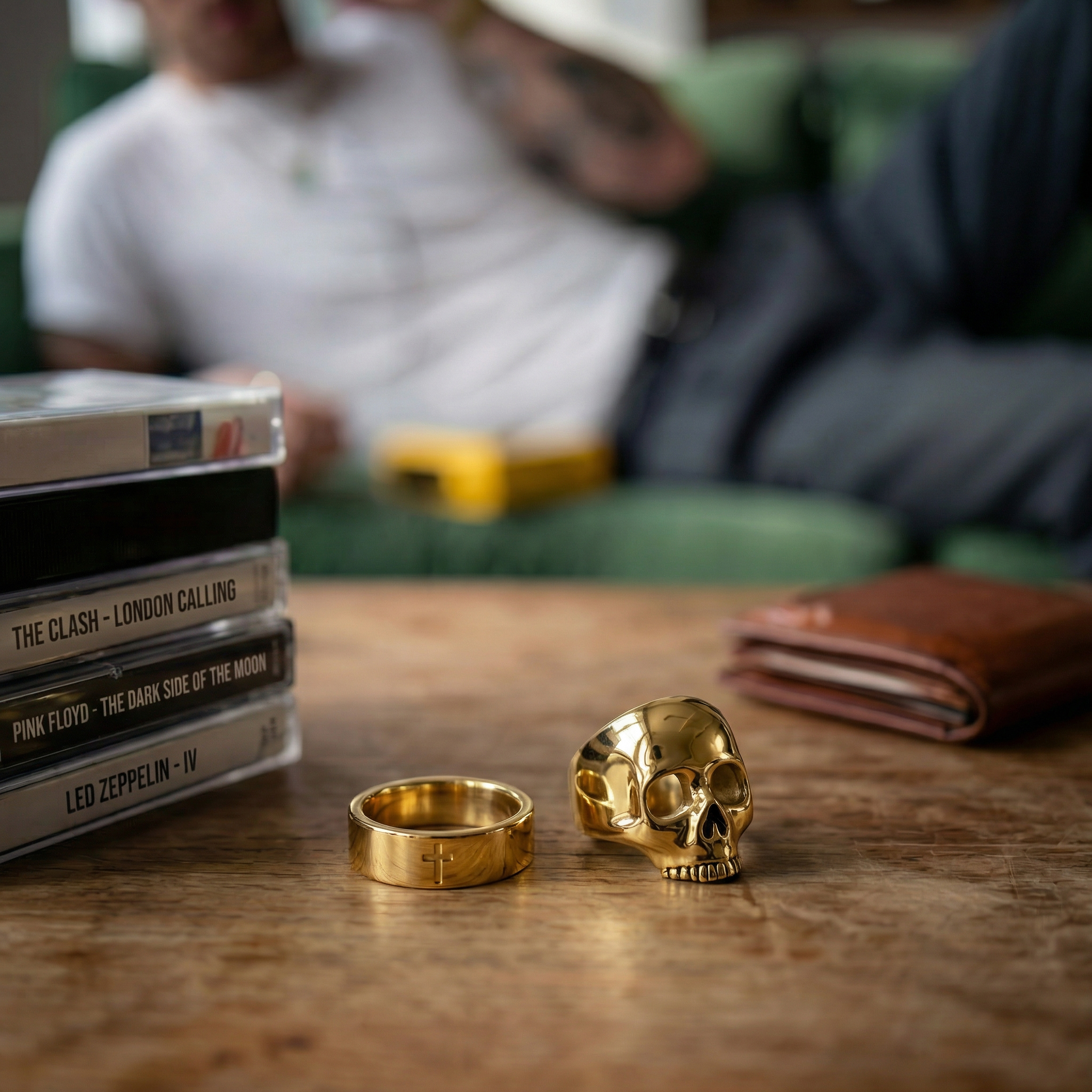 Unity | 6 mm Goldfarbener Kreuzring - 6