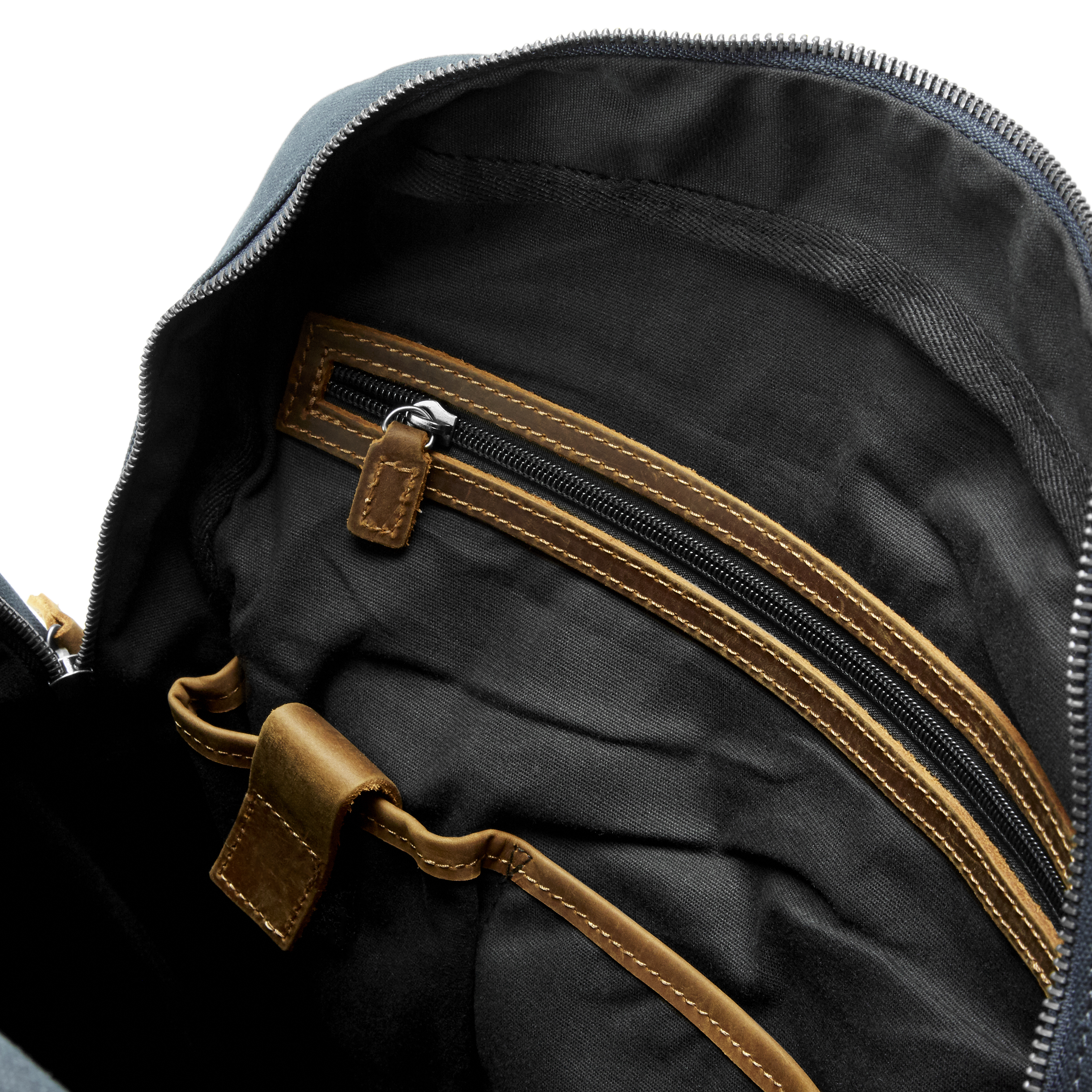 Sac à dos bleu et brun havane Tarpa Sawyer - 8