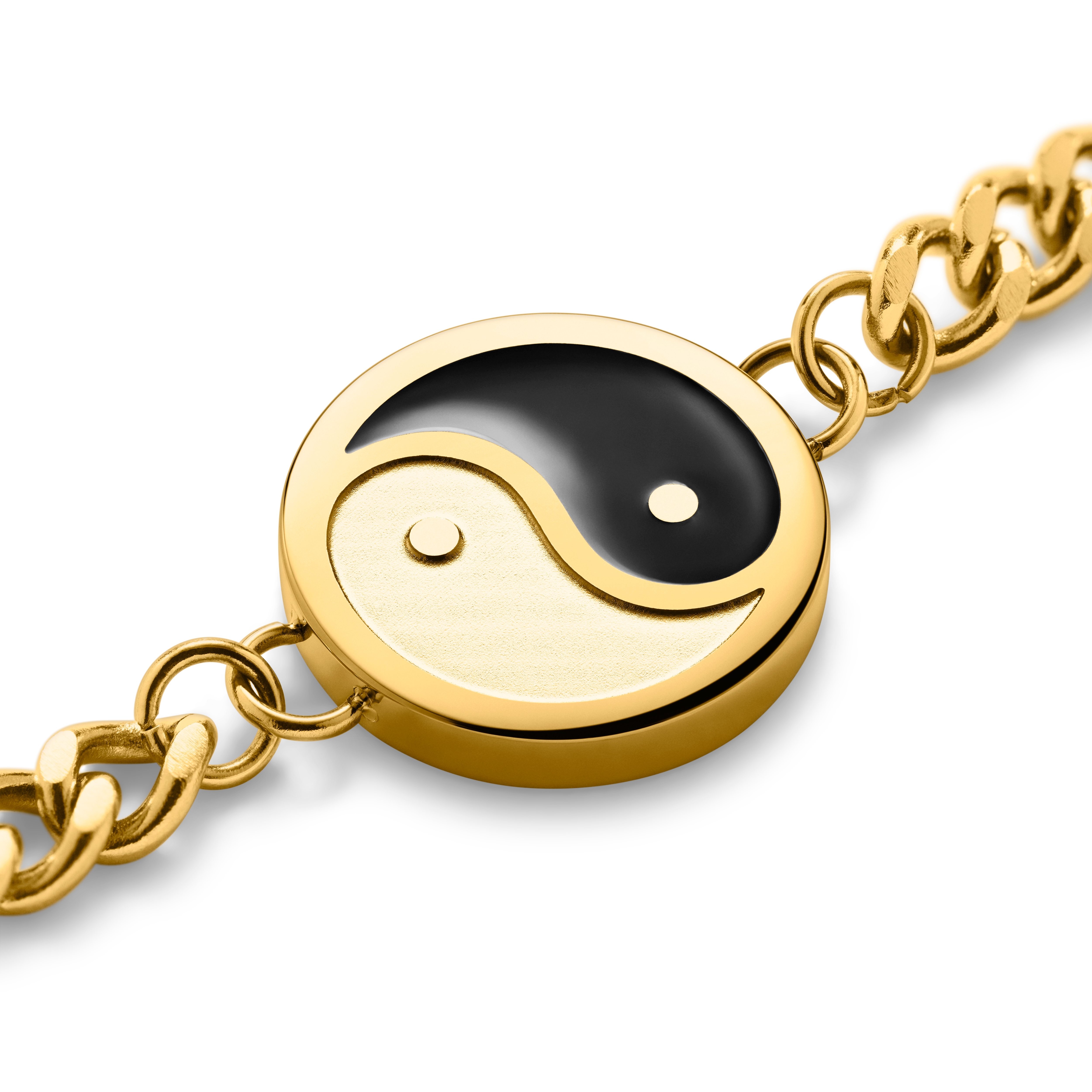 Unity | Pulseira Yin e Yang Dourada - 4