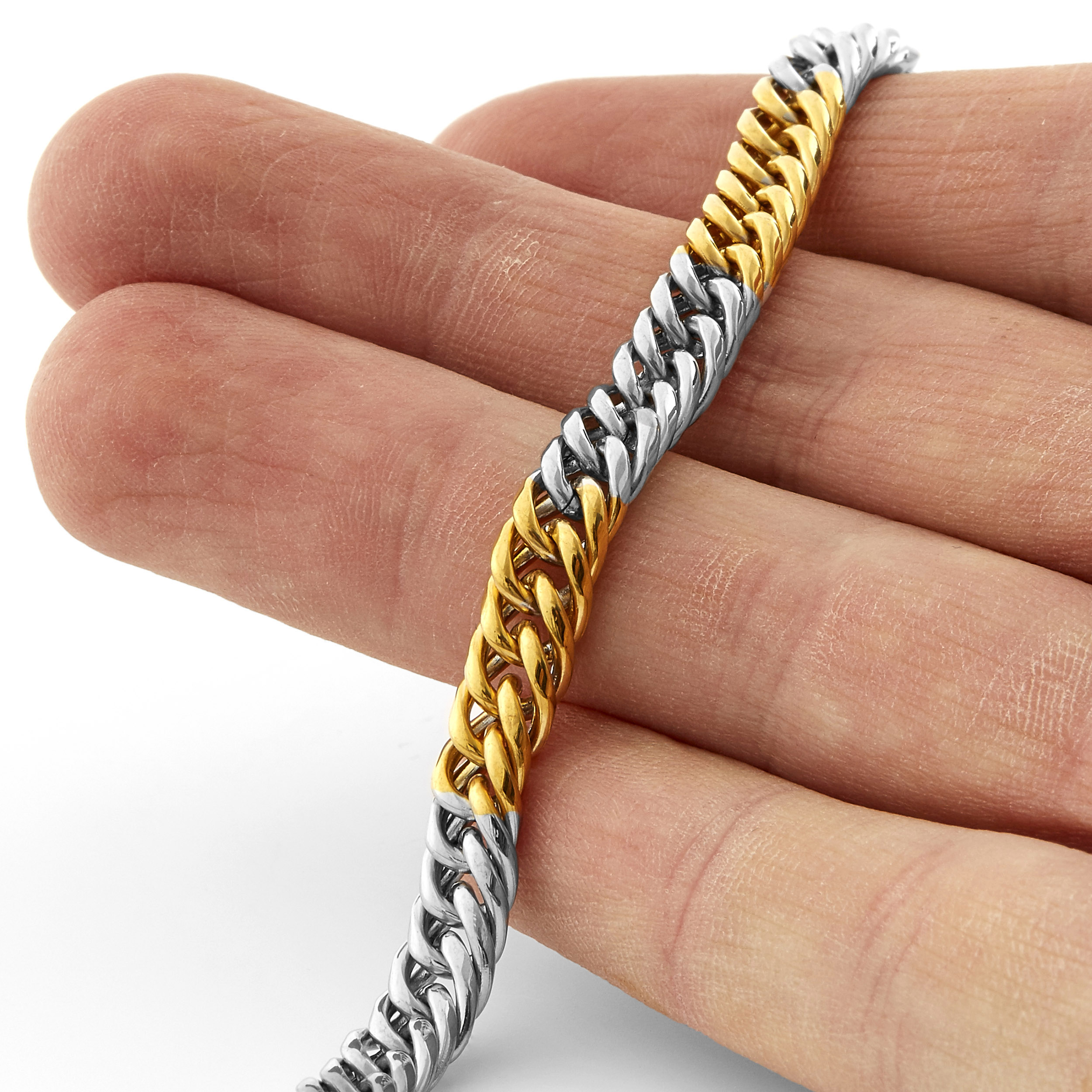 Zilveren & Gouden Kettingarmband - 2