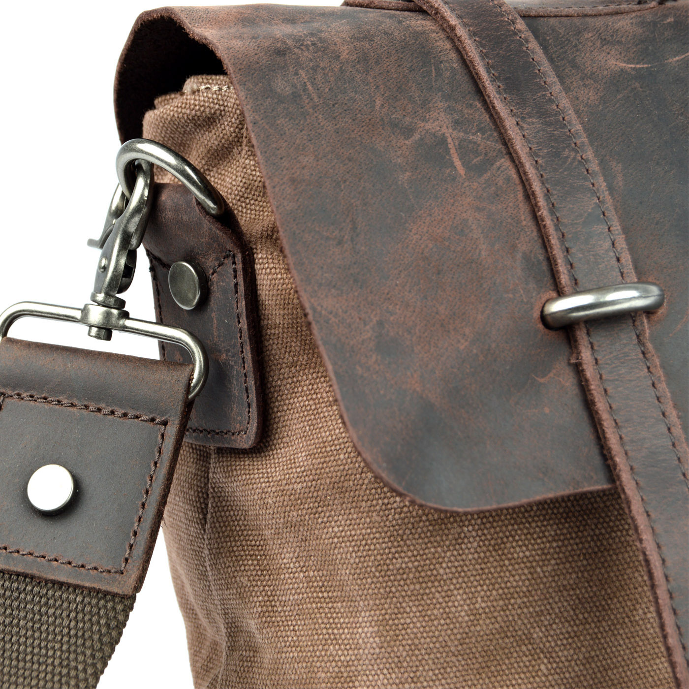Kimitsu Brun Messenger Taske - 12