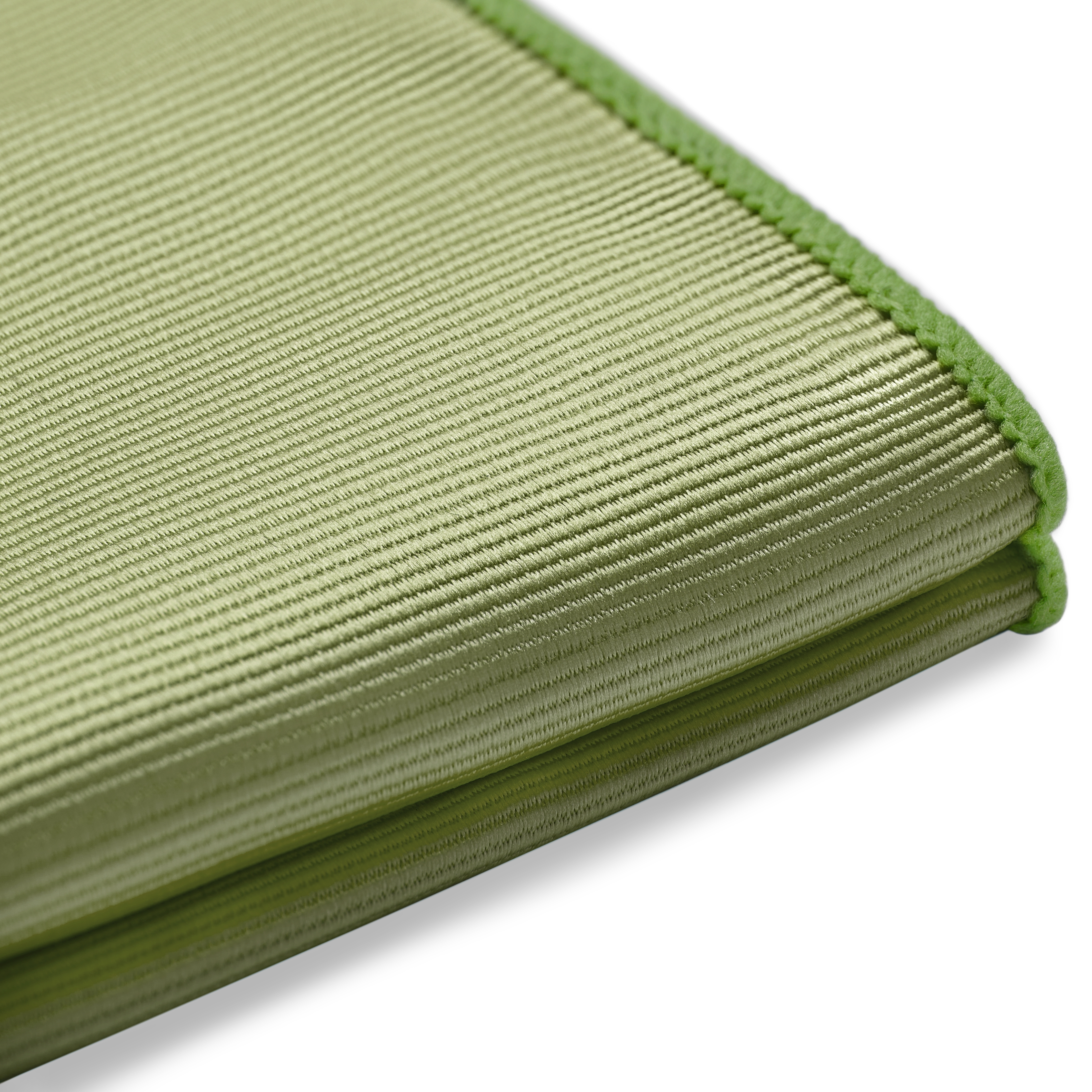 Pochette de costume vert clair en gros-grain - 3
