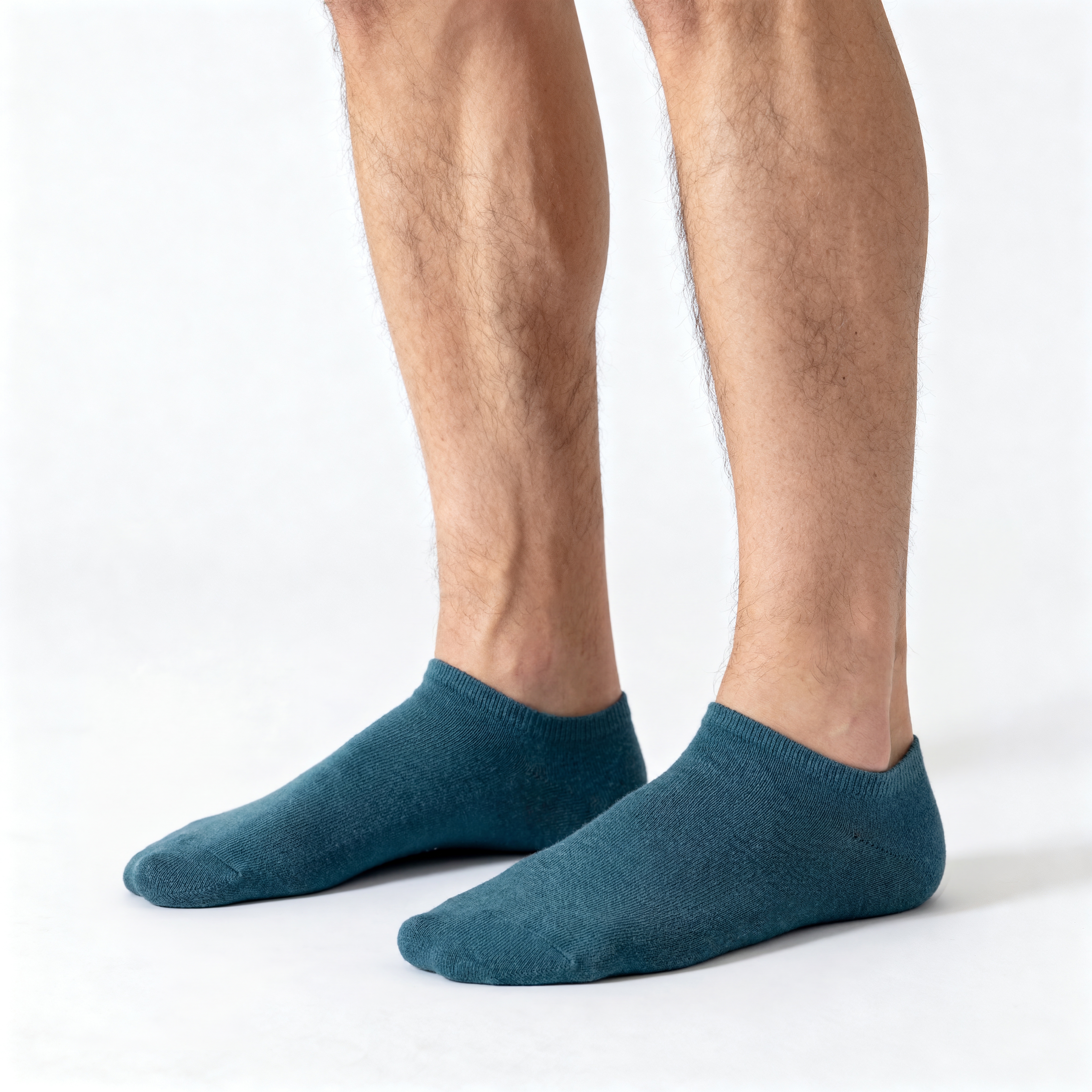 TrueFeel | Tmavě modré bavlněné kotníkové ponožky - 3