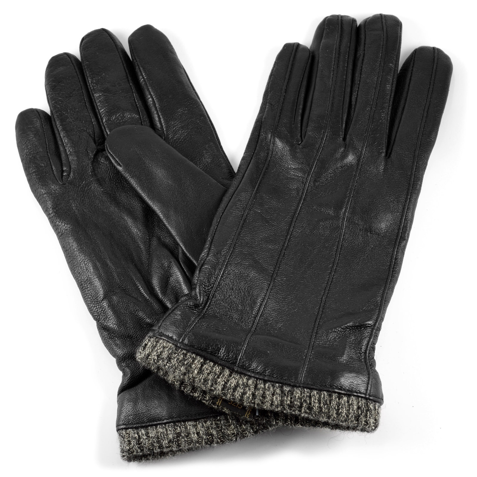 Rama Black Leather Gloves - 1