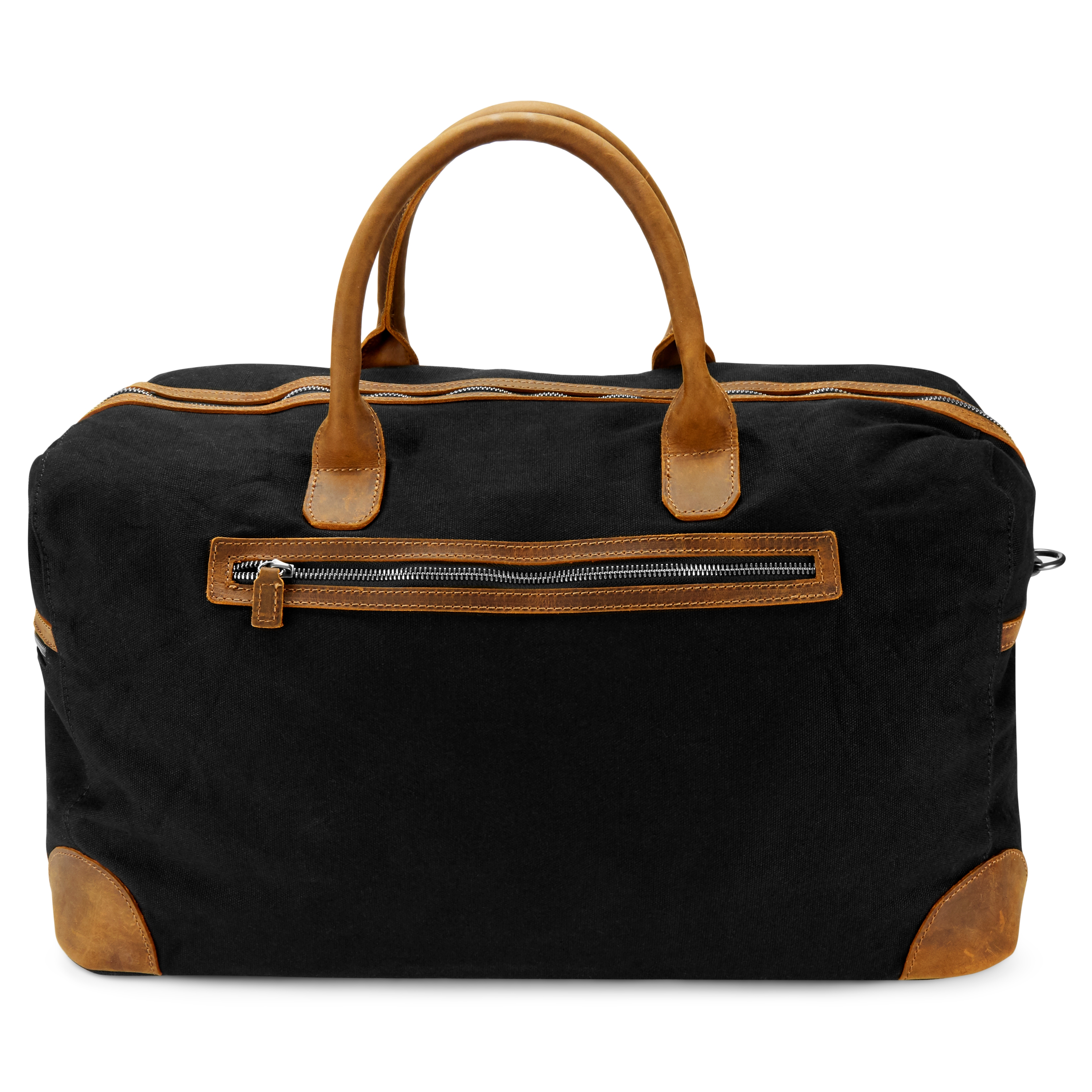 Sutton Black & Tan Tarpa Duffel Bag  - 4