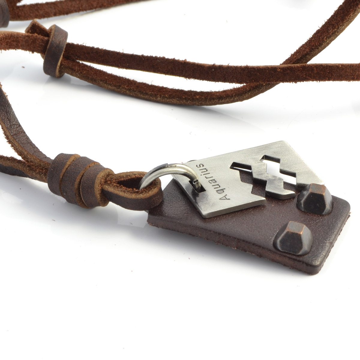 Lederhalskette Wassermann - 2