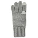 Baltic | Dunkelgraue Strickhandschuhe mit Touchscreen-Funktion und feinem Rippmuster Baltic | Dunkelgraue Strickhandschuhe mit Touchscreen-Funktion und feinem Rippmuster