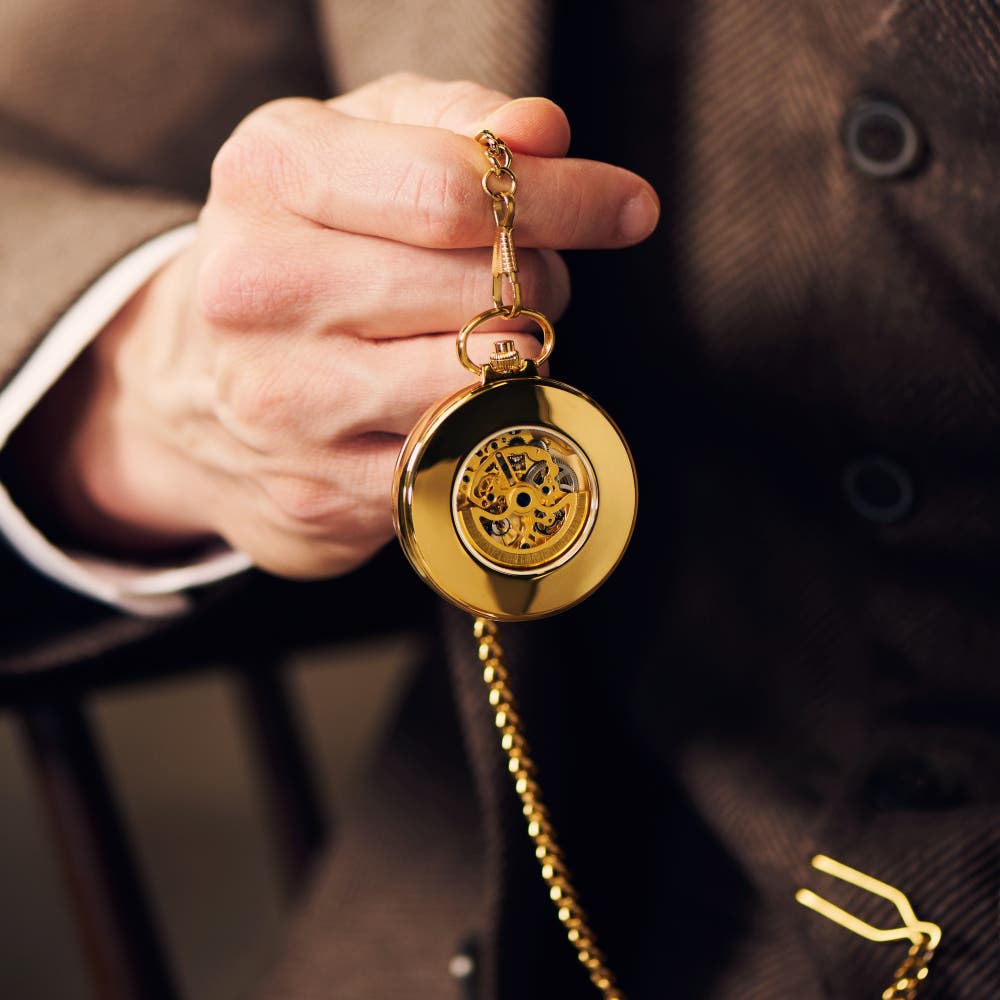 hover: Easton | Gold-tone Automatic Pocket Watch hover: Easton | Gold-tone Automatic Pocket Watch