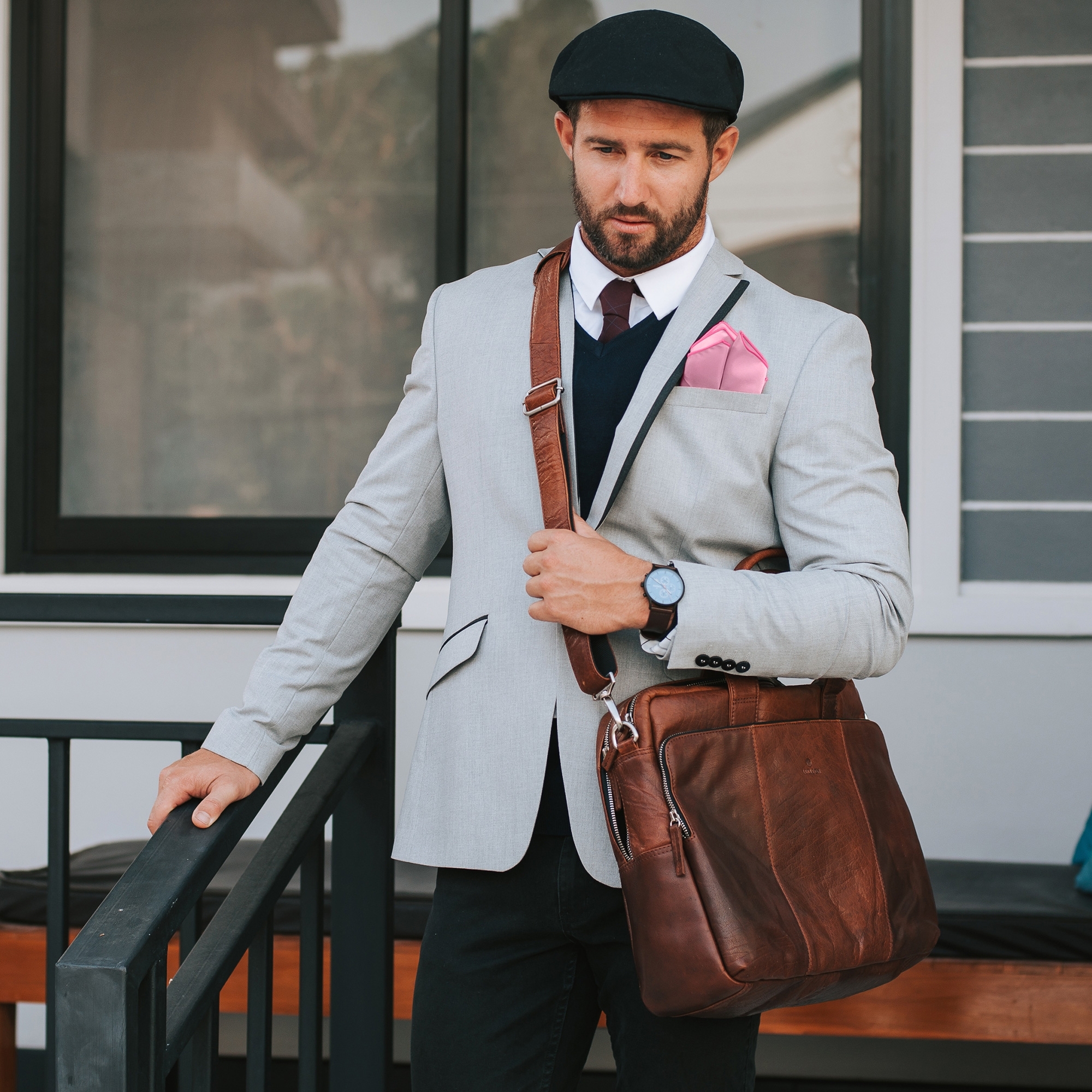 Shiny Baby Pink Basic Pocket Square - 4