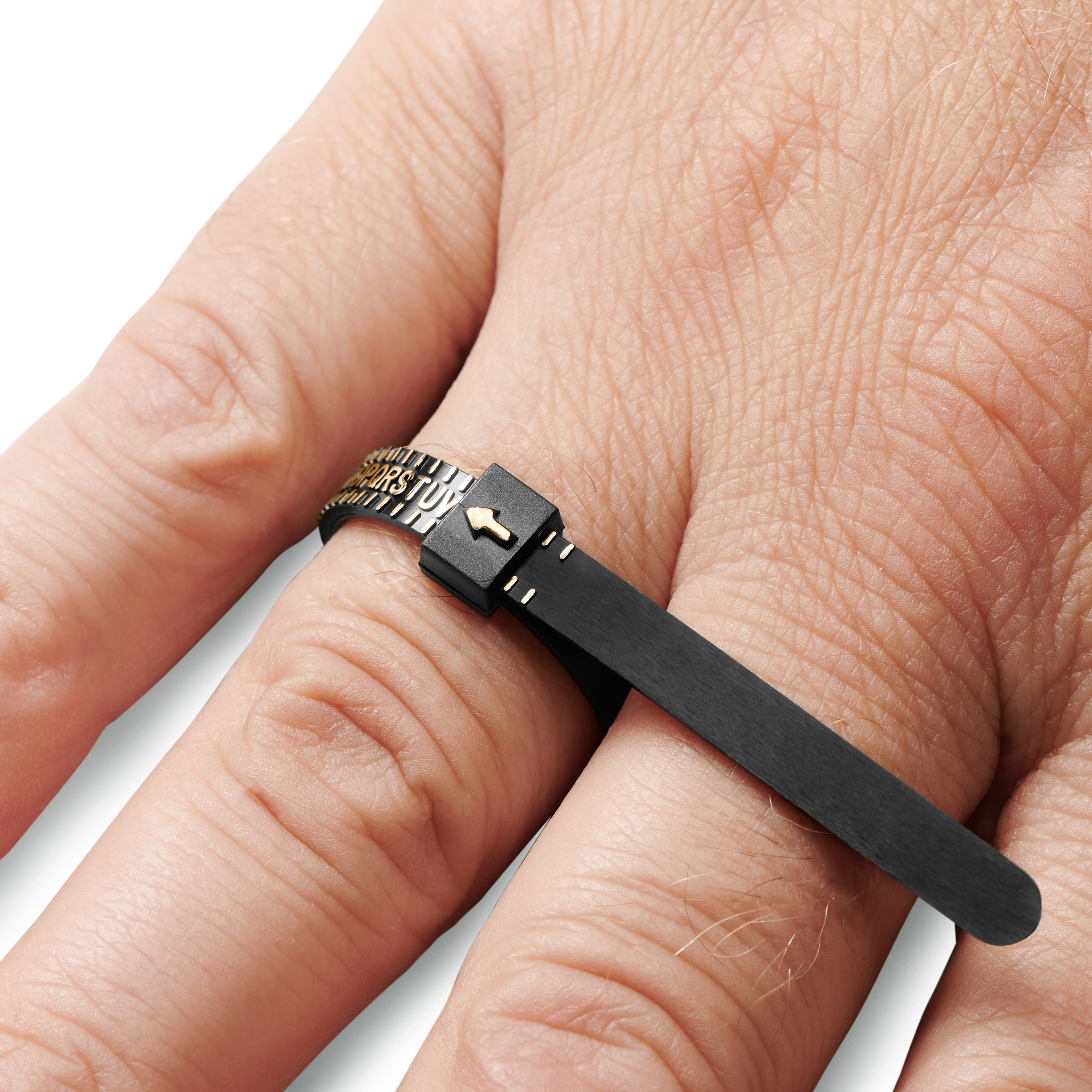 3-pack Black Ring Sizer Belt - 2