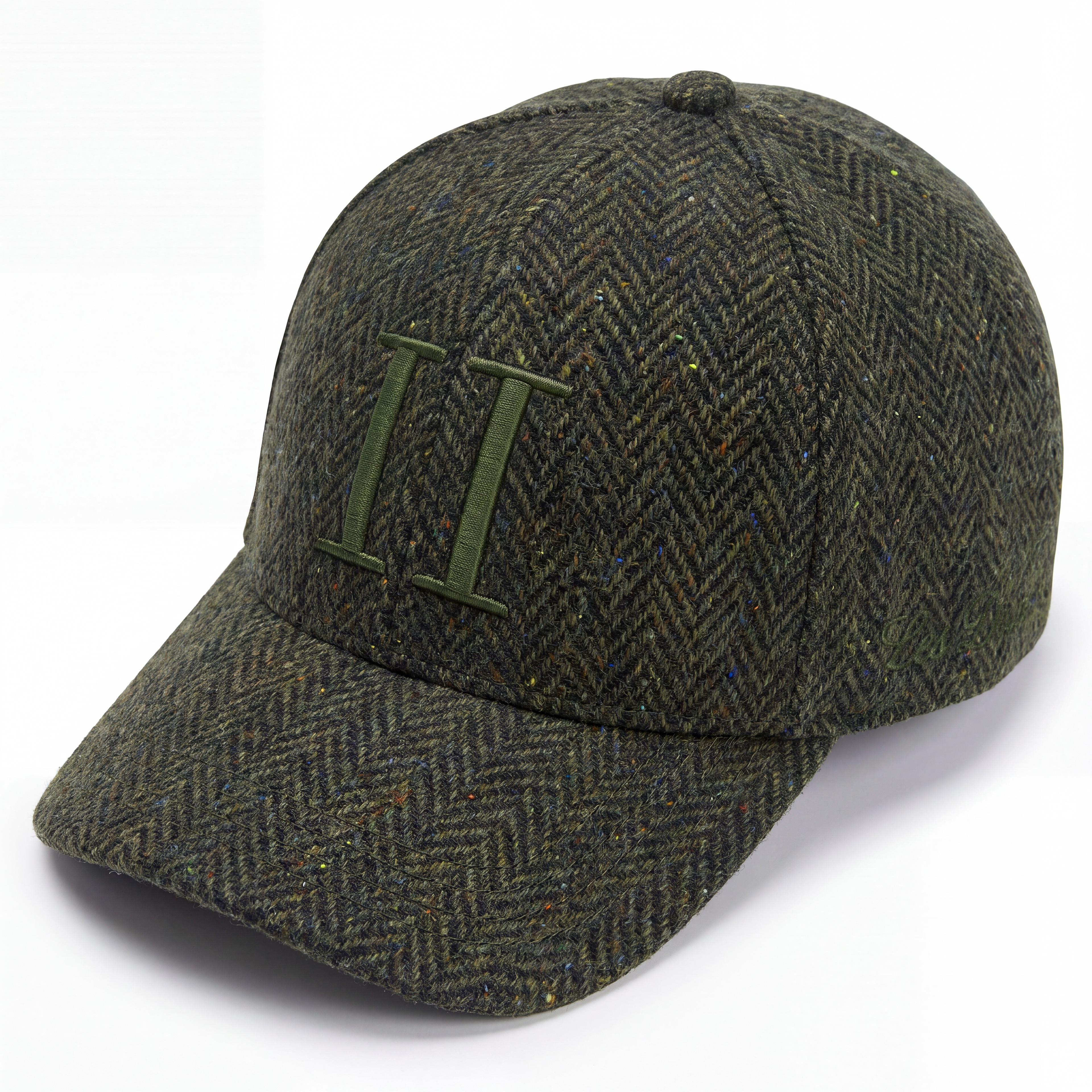 Les Deux | Rifle Green Core Herringbone Baseball Cap Les Deux | Rifle Green Core Herringbone Baseball Cap