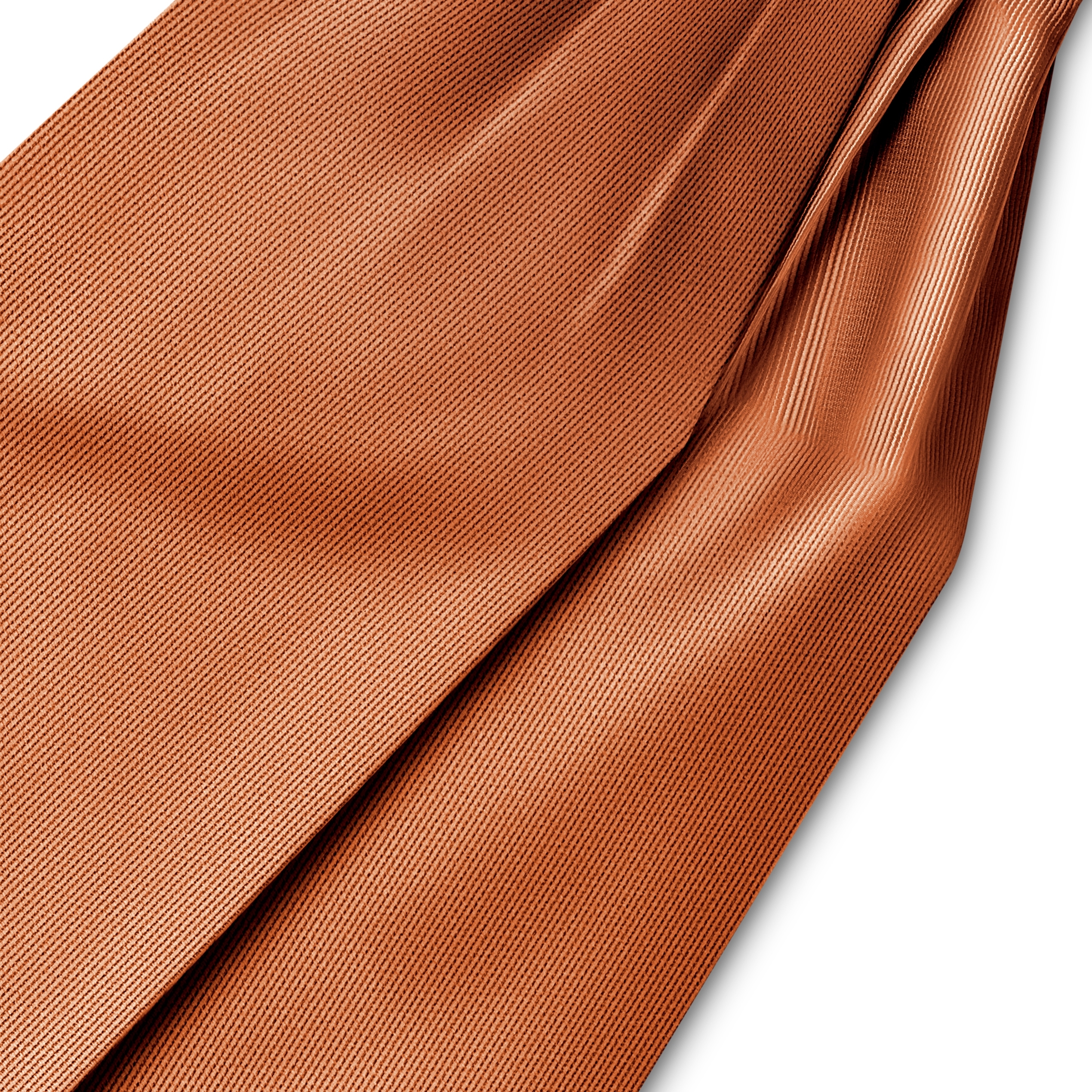 Cognac Grosgrain Krawatte - 2