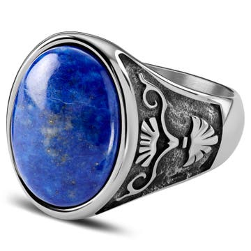 Atlantis | Pečetní prsten s lapis lazuli 