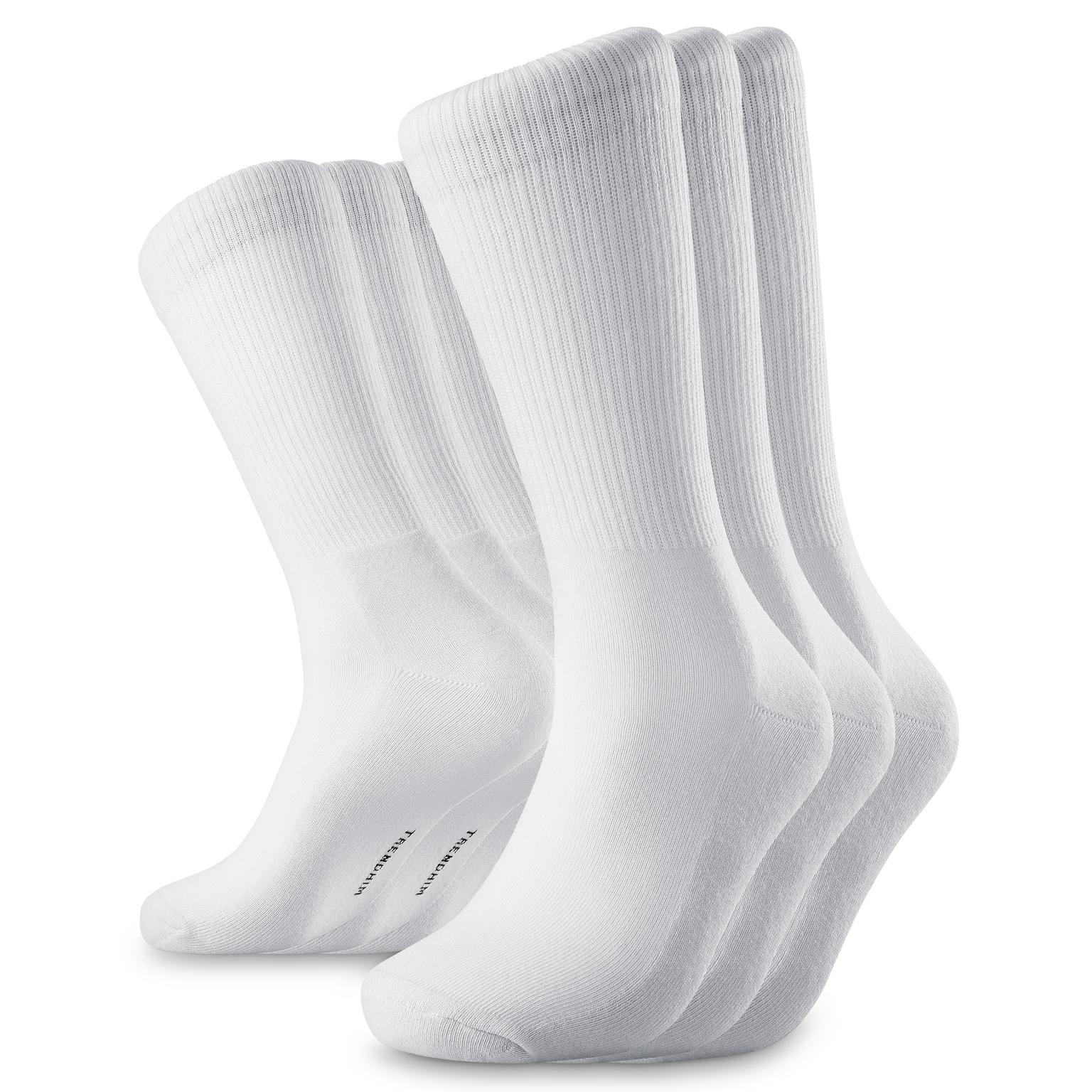 TrueFeel | Lot de 3 paires de chaussettes de tennis blanches en coton premium TrueFeel | Lot de 3 paires de chaussettes de tennis blanches en coton premium
