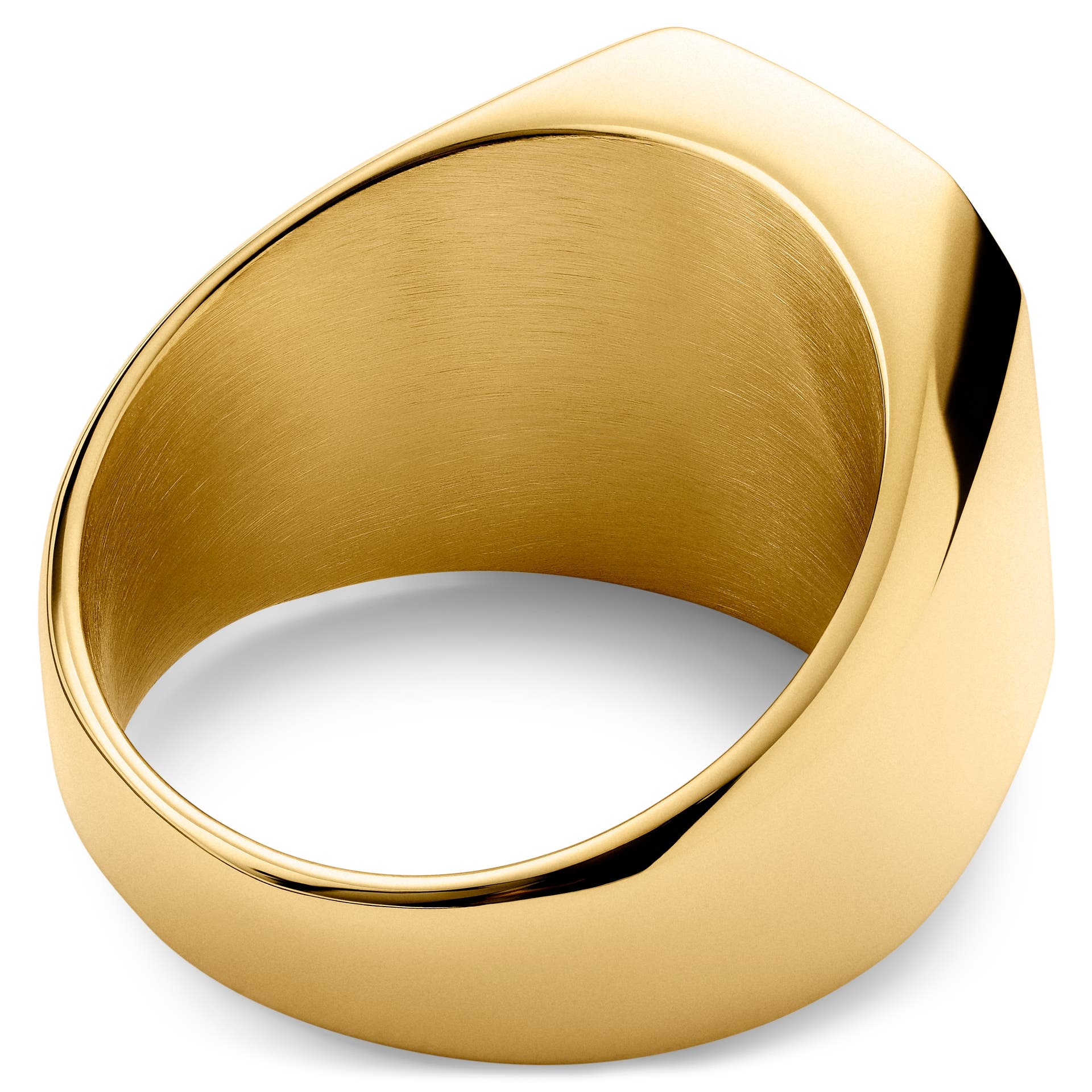 Gold-Tone Liam Ring | Lucleon | 365 day return policy