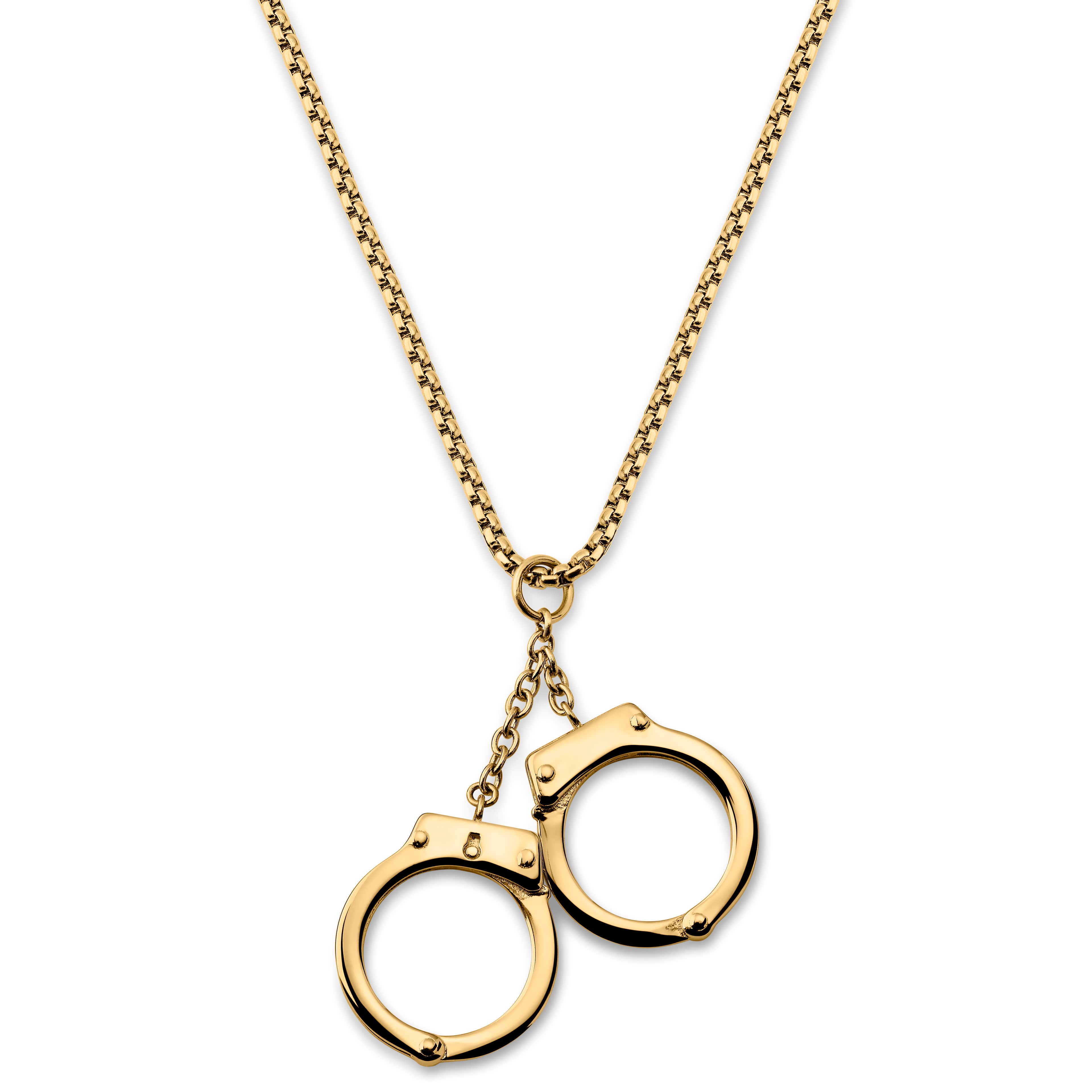 Egan | Gold-tone Handcuff Necklace