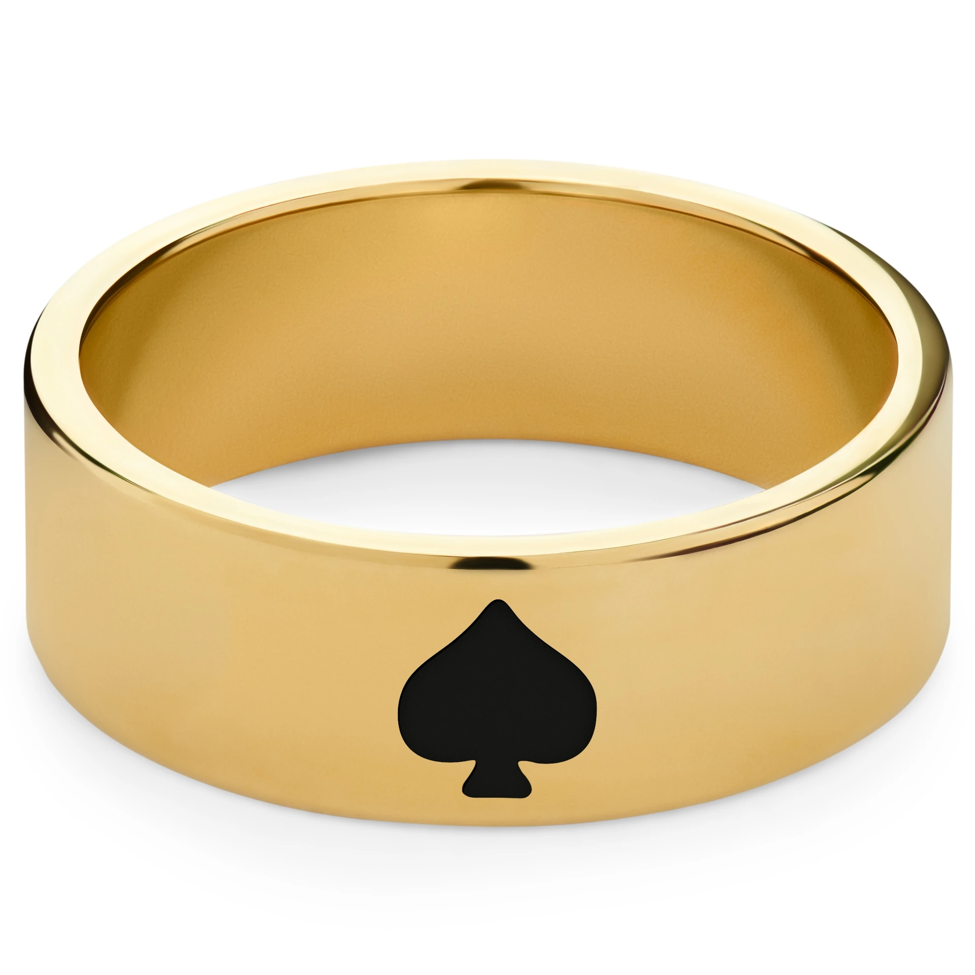 Ace Box Rings Ace | Gold-tone Poker Card Suit Ring | In stock! | Seizmont