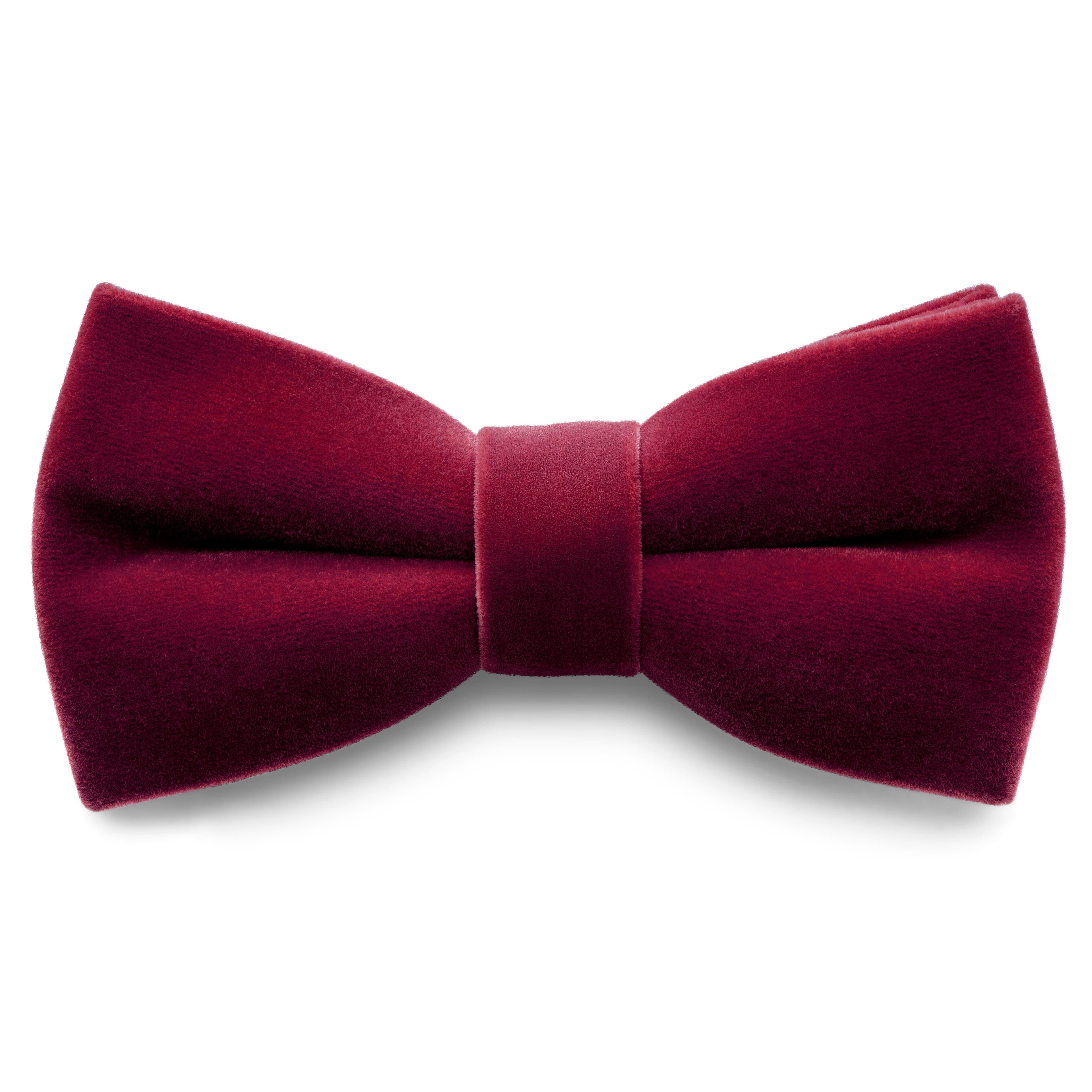 Kleos | Burgundy Velvet Pre-Tied Bow Tie