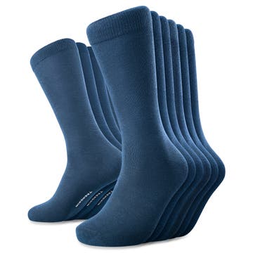 FreeFeel | Set van 6 paar hemelsblauwe bamboe sokken FreeFeel | Set van 6 paar hemelsblauwe bamboe sokken