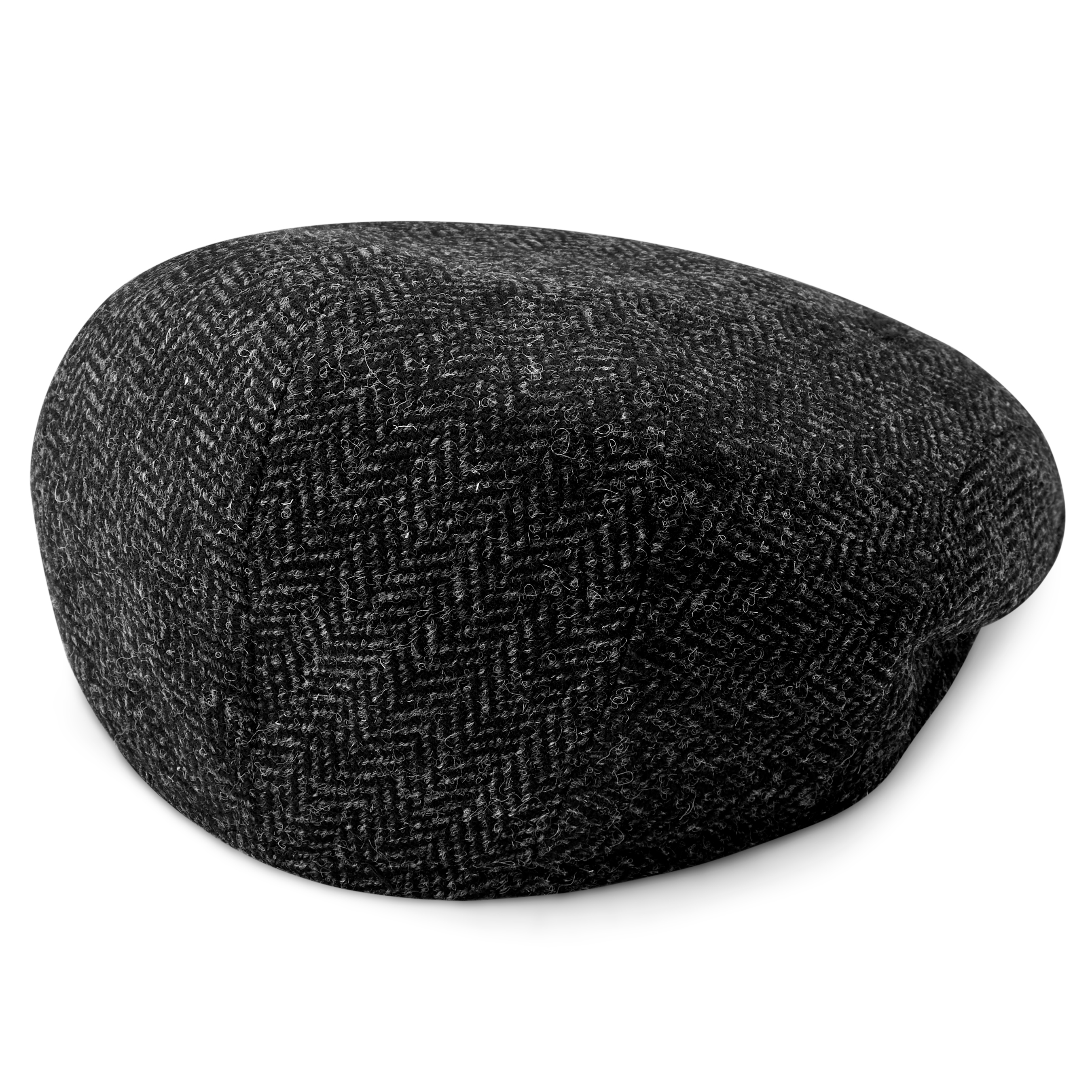 Eddye Grey Wool Fido Flat Cap - 5