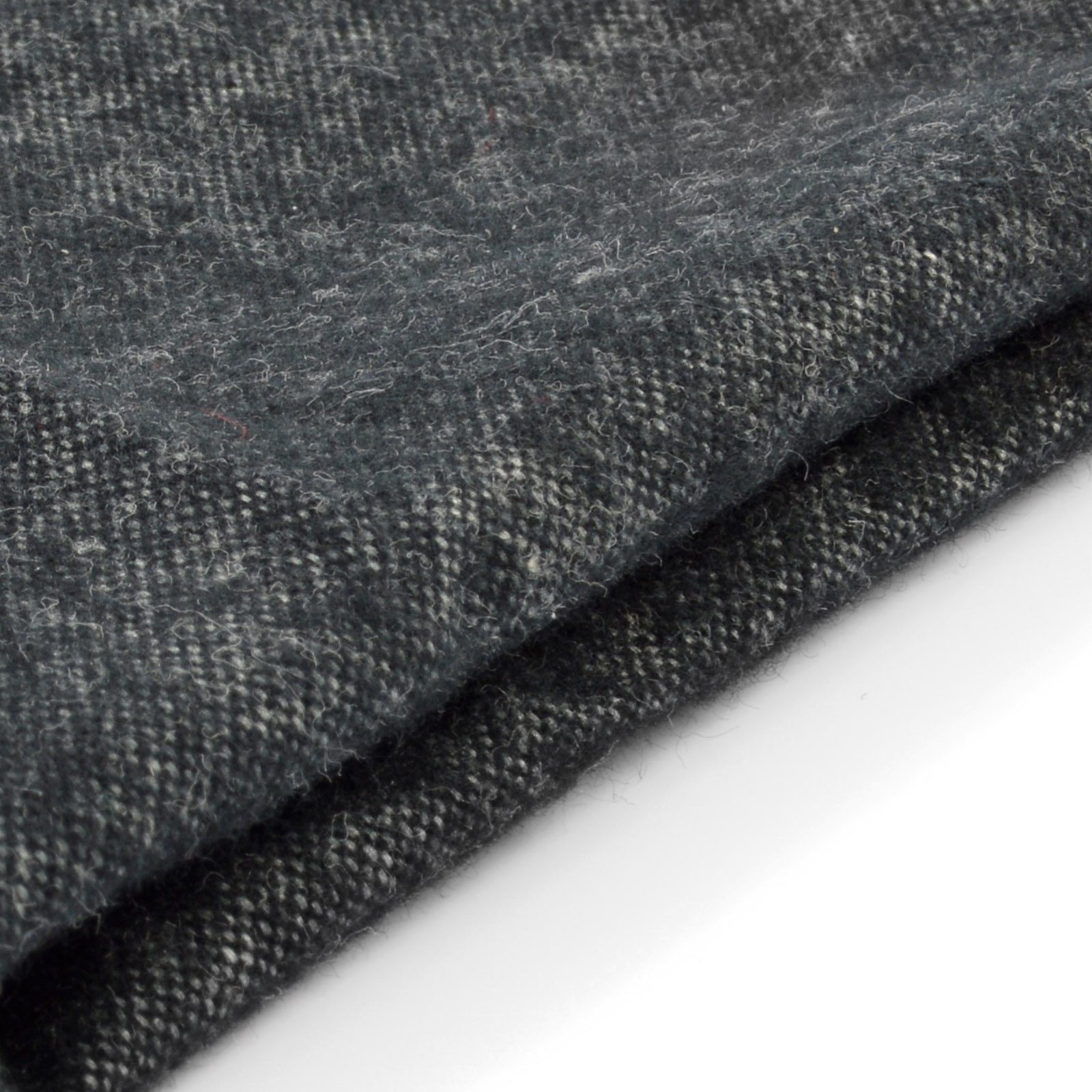 Classic Grey - Black Pocket Square - 2