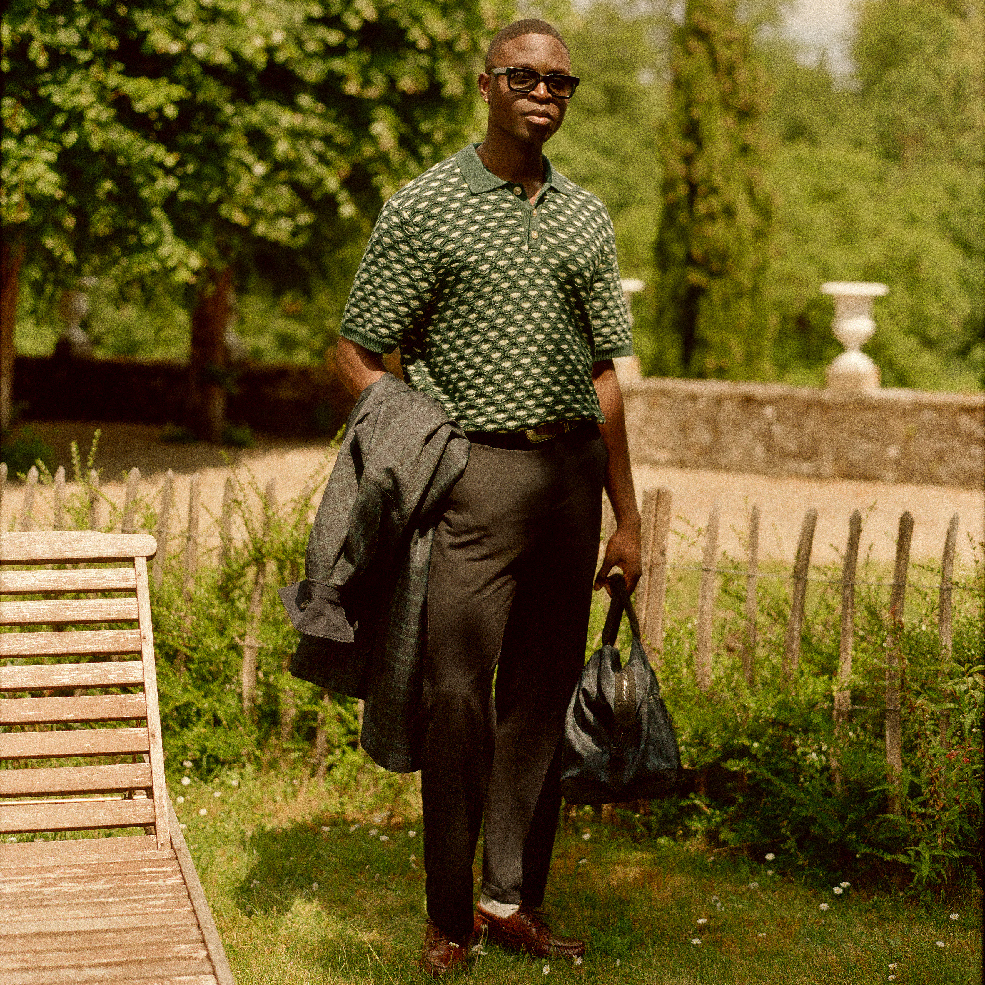 Les Deux | Sötét tengerészkék Tharon weekendtáska - 4