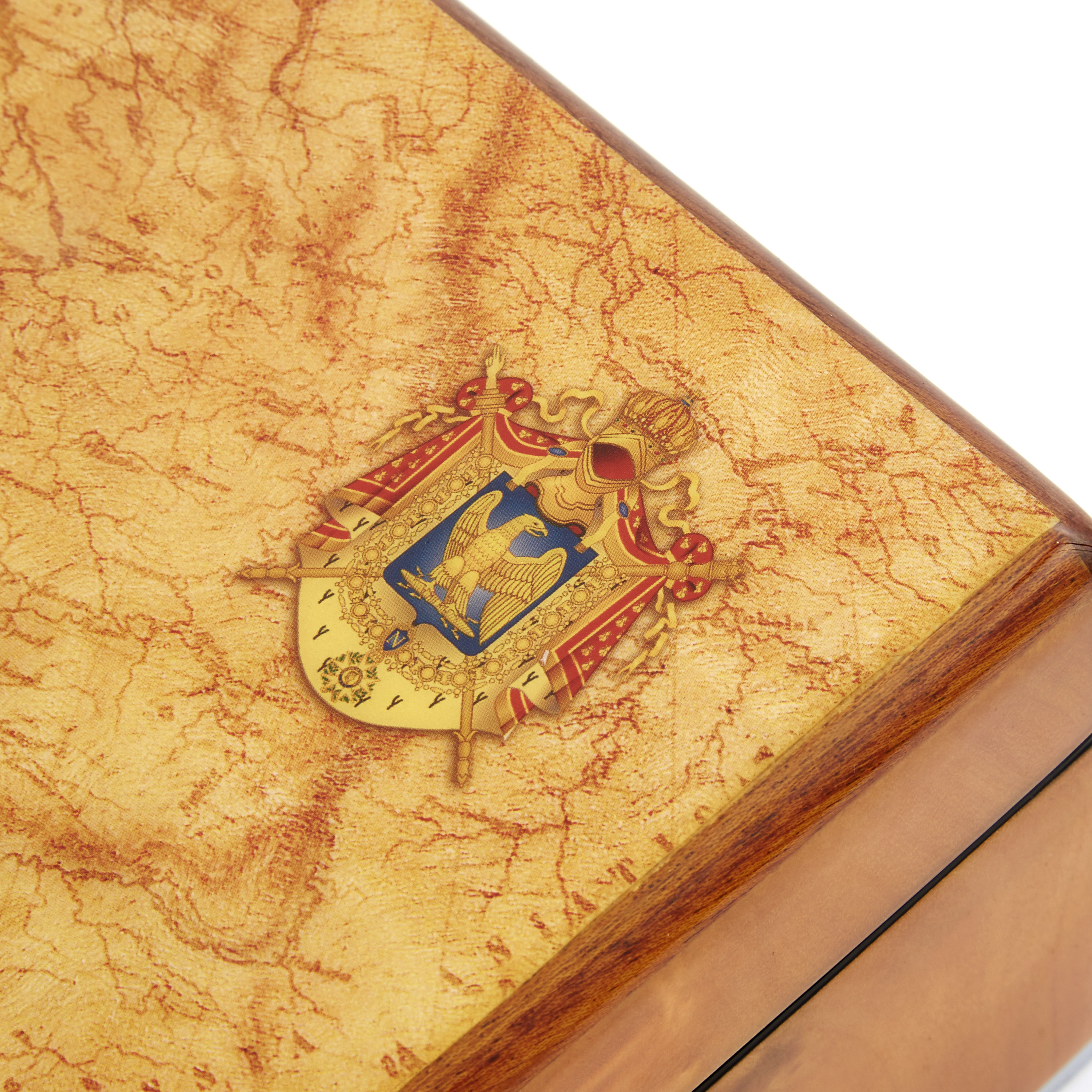 Houten Horlogekist met Napoleon-motief - 12 Horloges - 9