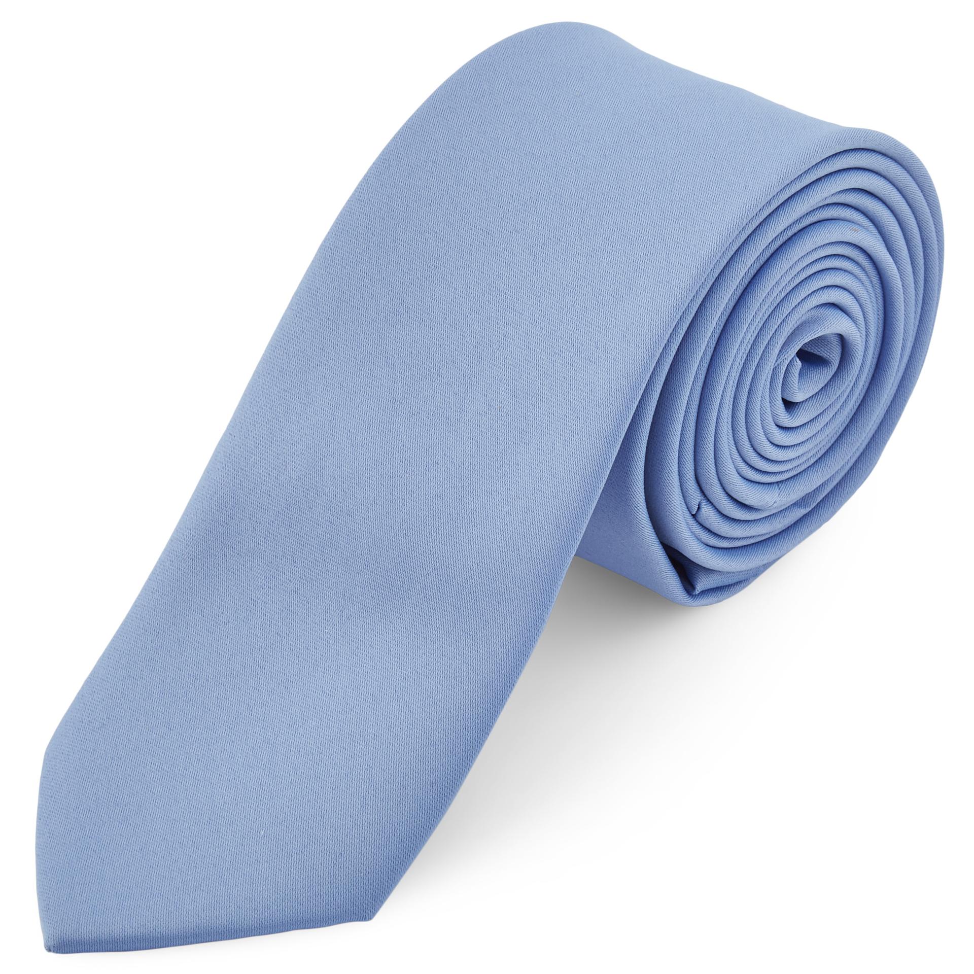 Corbata básica azul claro 6 cm | ¡En stock! | Trendhim