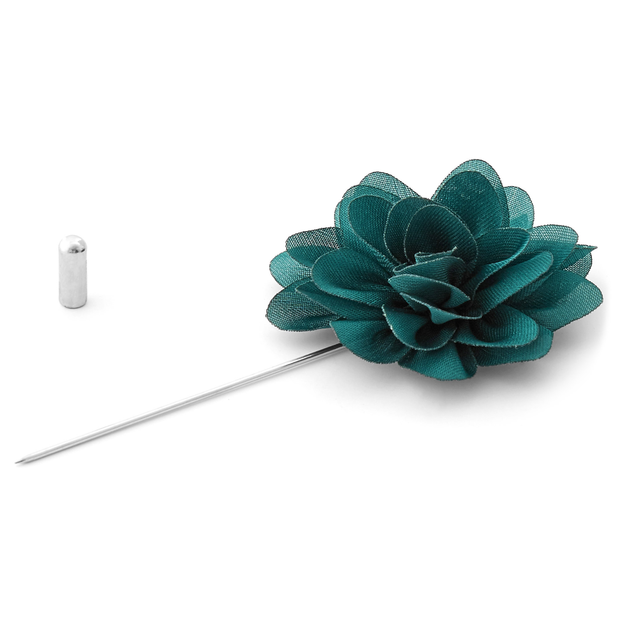 Svieža zelená kvetina do klopy - 2