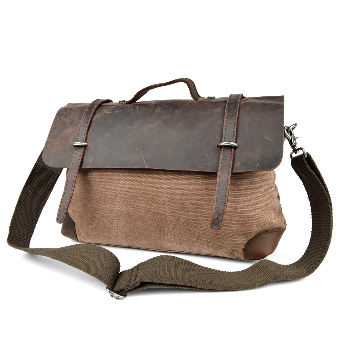 Kimitsu Brun Messenger Taske - 10