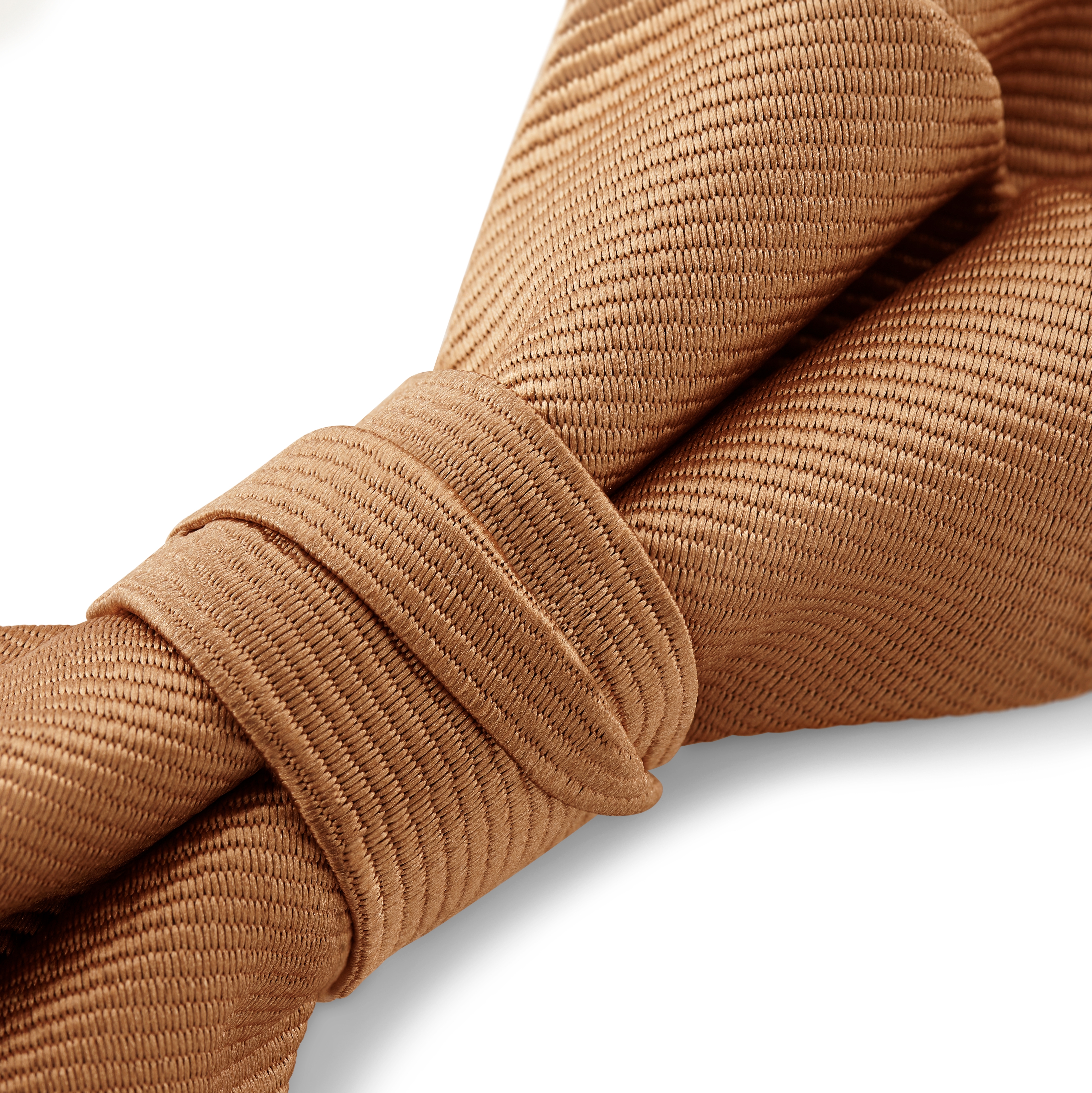 Rūsgans tauriņš ar aizdari, rievotas faktūras (grosgrain) audums, dimanta formas gali - 3